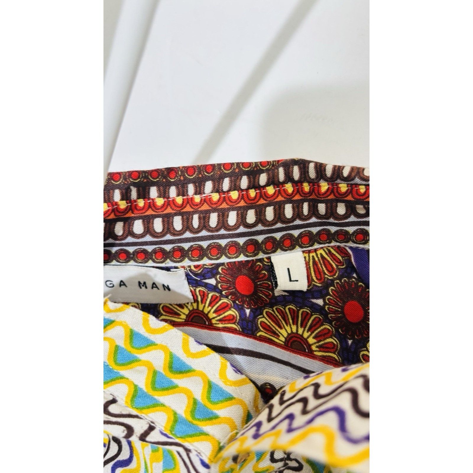 Other Raga Man Shirt Large Fits Medium Dragon Pattern Size US L / EU 52-54 / 3 - 8 Thumbnail
