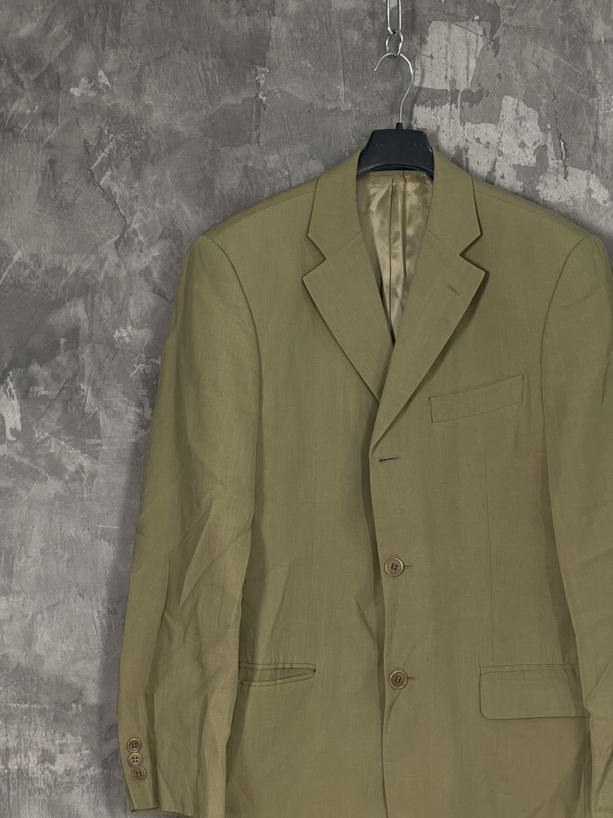 Balmain × Vintage Vintage BALMAIN Beige Luxury Blazer Size US L / EU 52-54 / 3 - 3 Thumbnail