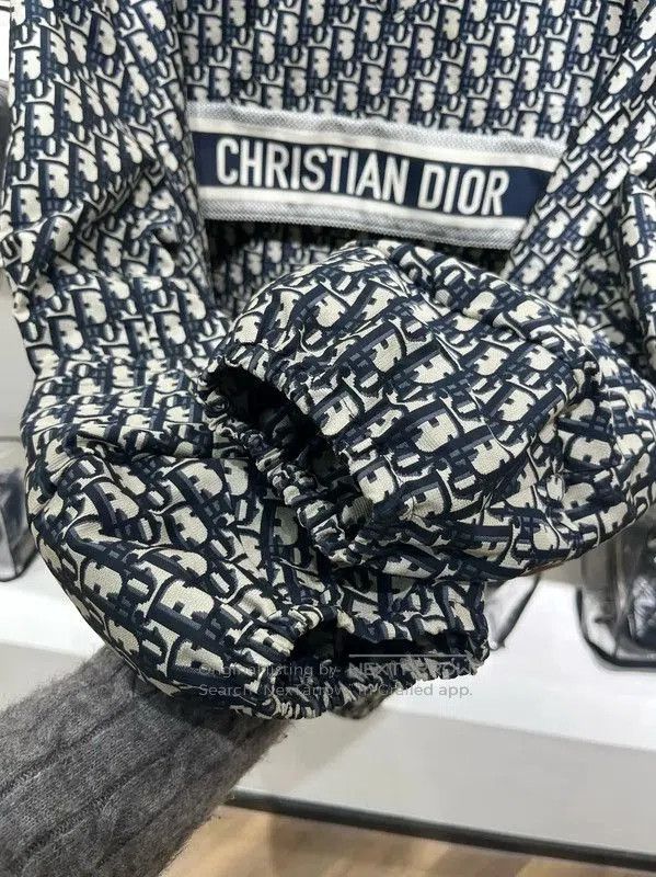 Dior Dior Women's Hooded Rain Jacket in Blue . Size XS / US 0-2 / IT 36-38 - 3 Thumbnail