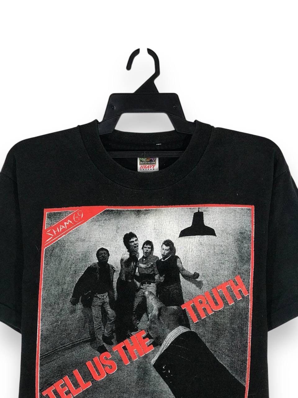 Band Tees vintage sham 69 band punk rock Size US M / EU 48-50 / 2 - 2 Thumbnail