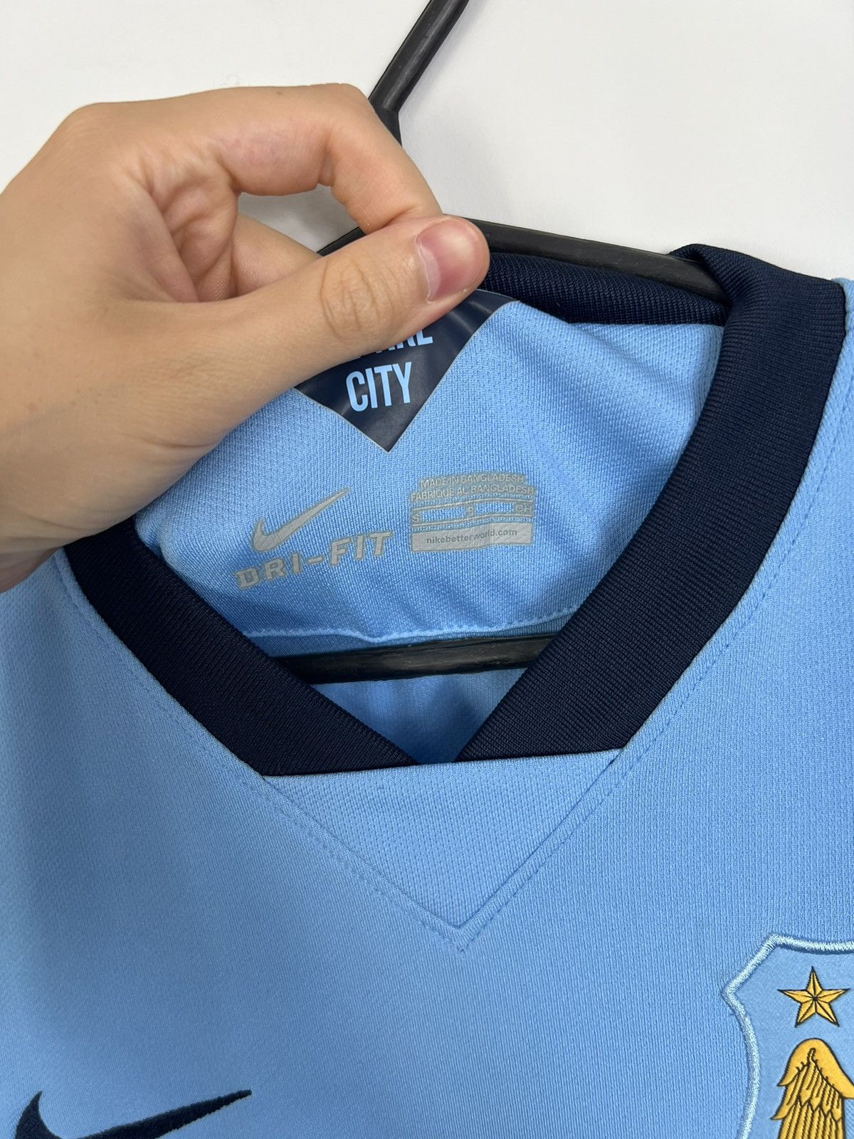Nike Nike Manchester City 2014/2015 Soccer Jersey Size US S / EU 44-46 / 1 - 3 Thumbnail