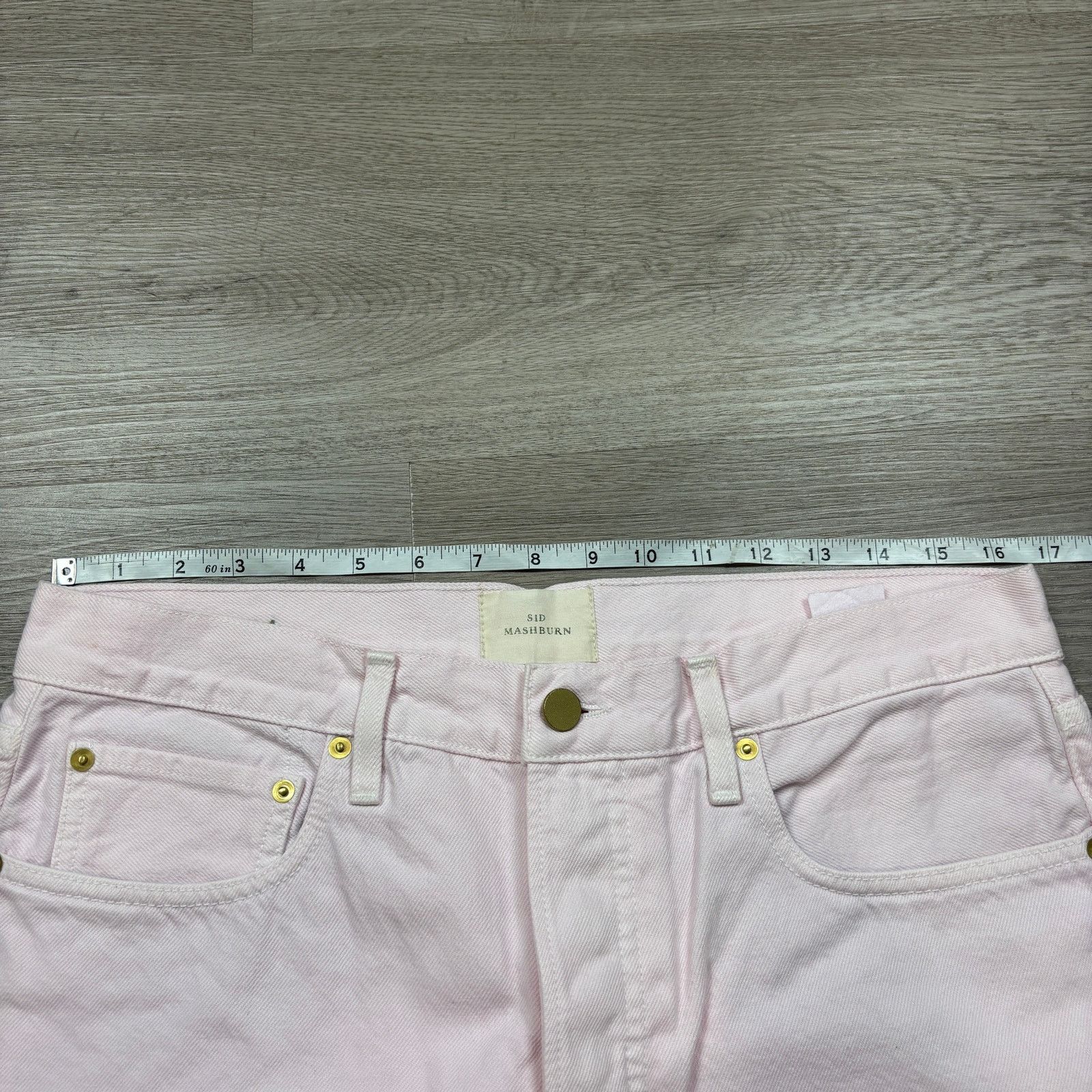 Sid Mashburn $150 Sid Mashburn Slim Straight Jeans Light Pink Men's 33x32 Size US 33 - 6 Thumbnail