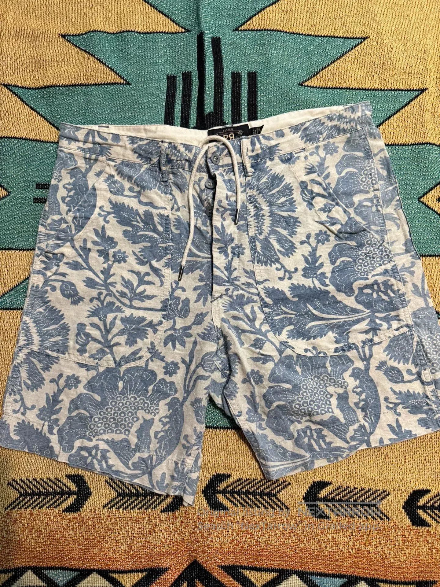 RRL Ralph Lauren RRL Vintage Floral Print Cotton. Size US 32 / EU 48 - 1 Thumbnail