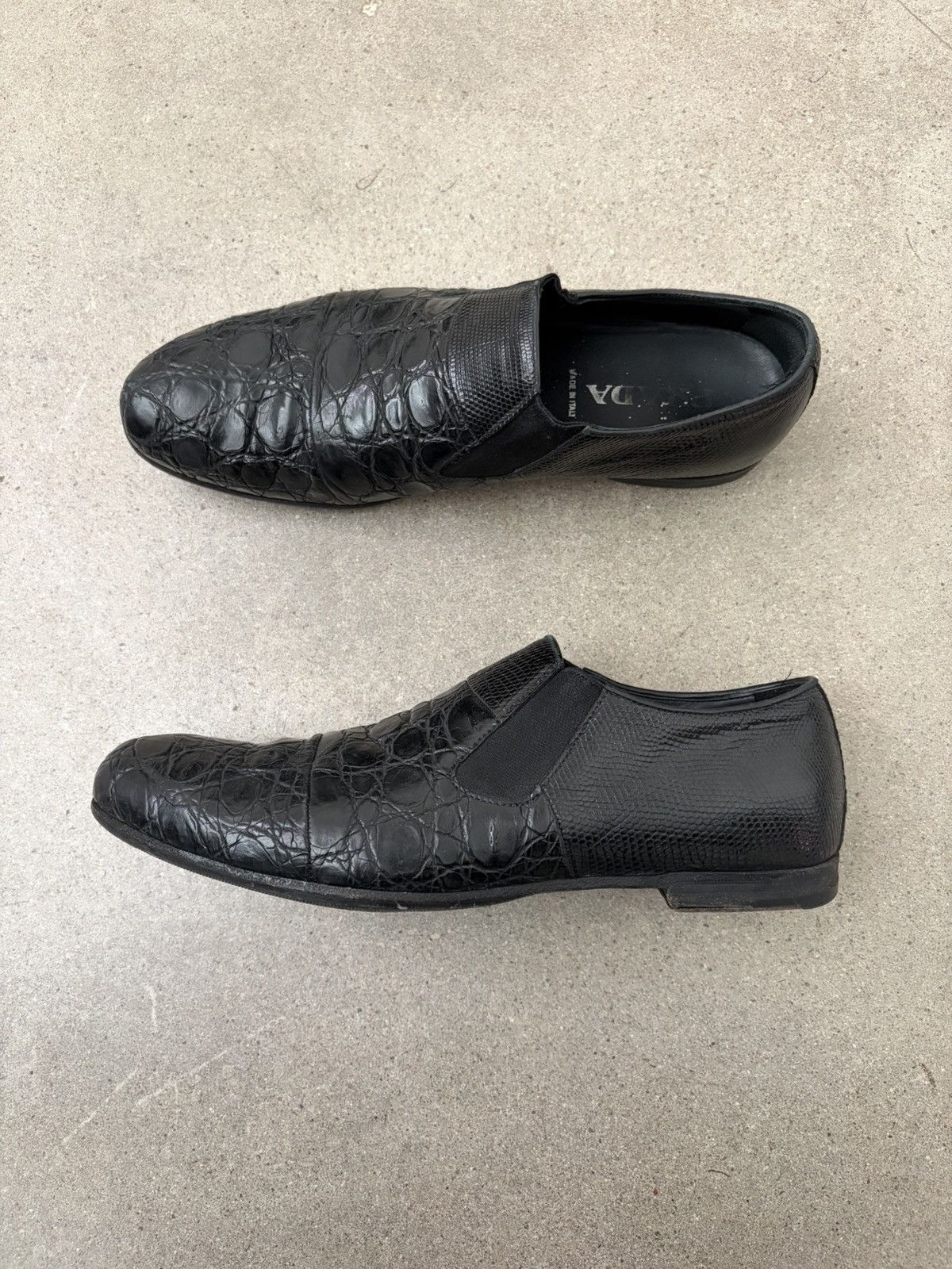 Prada vtg genuine croc slip on Size US 9.5 / EU 42-43 - 6 Thumbnail