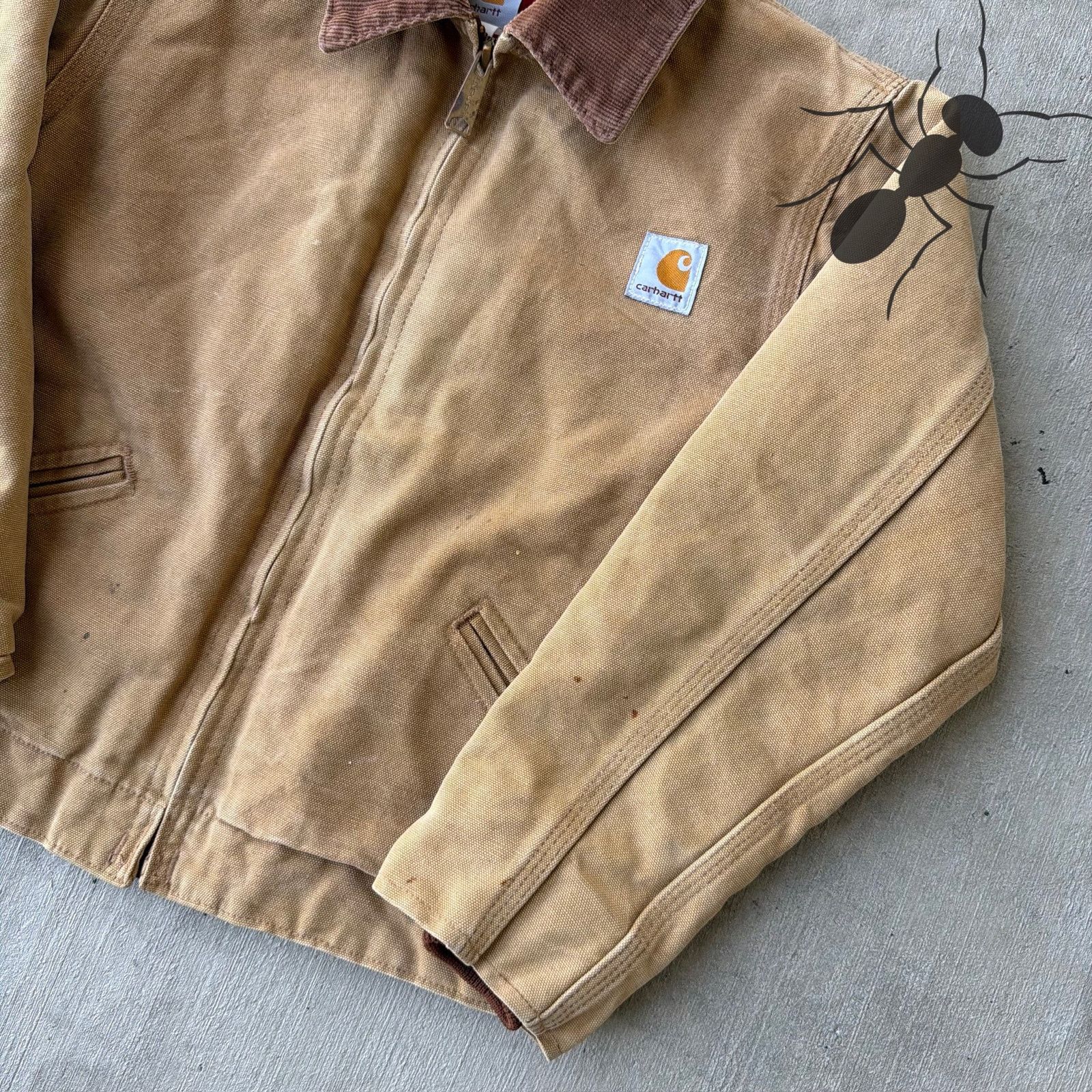 Carhartt × Vintage Carhartt YOUTH brown work wear jacket Size US XS / EU 42 / 0 - 4 Thumbnail