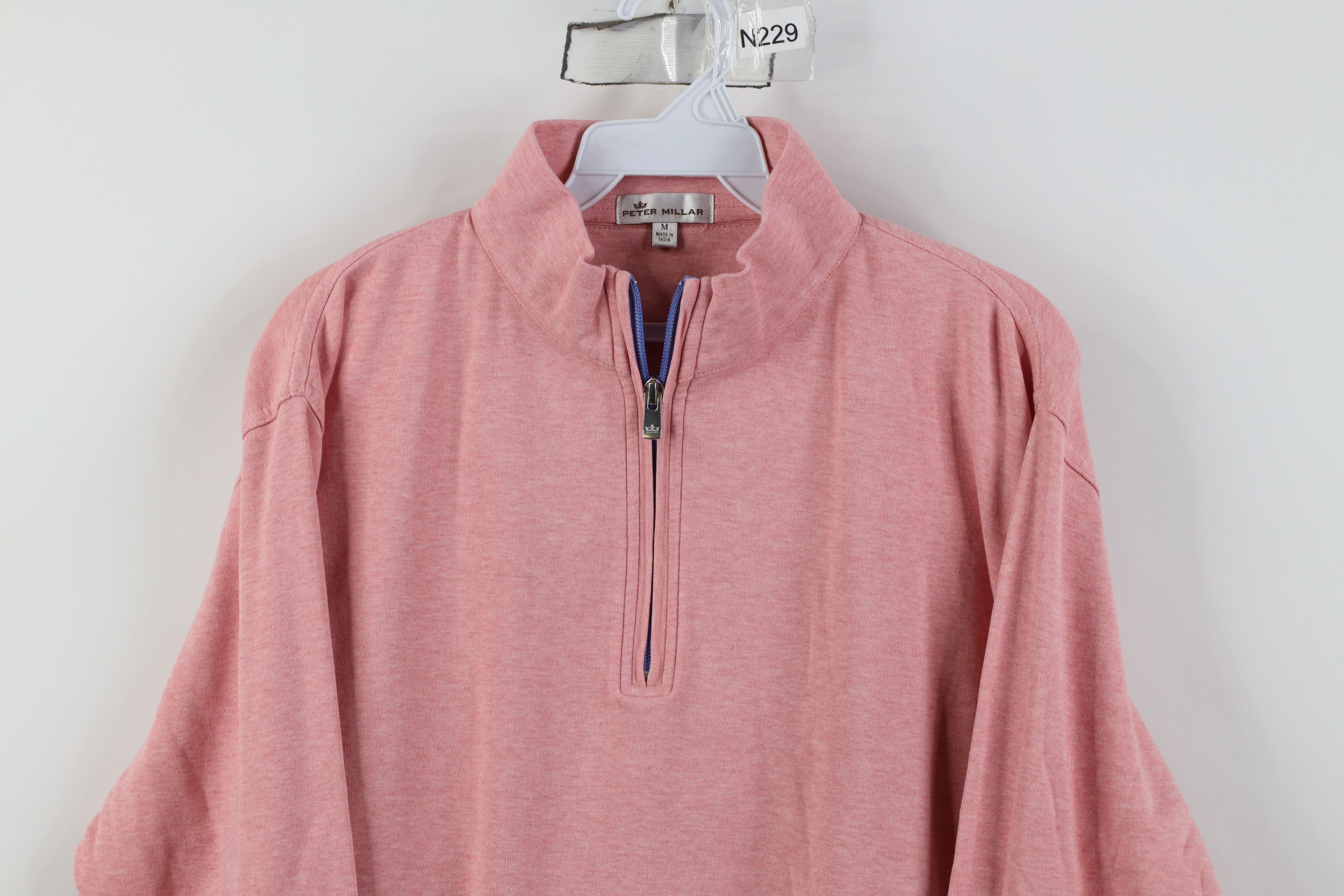 Peter Millar Peter Millar Interlock Soft Quarter Half Zip Sweater Pink Size US M / EU 48-50 / 2 - 2 Thumbnail