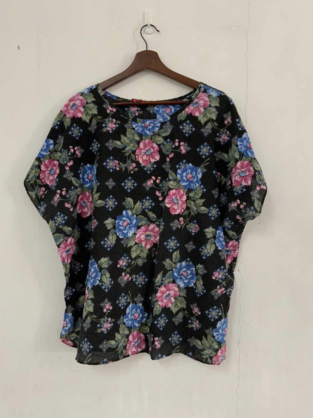 Japanese Brand Jess Full Printed Oversized Made in USA Tee Size US M / EU 48-50 / 2 - 1 Thumbnail