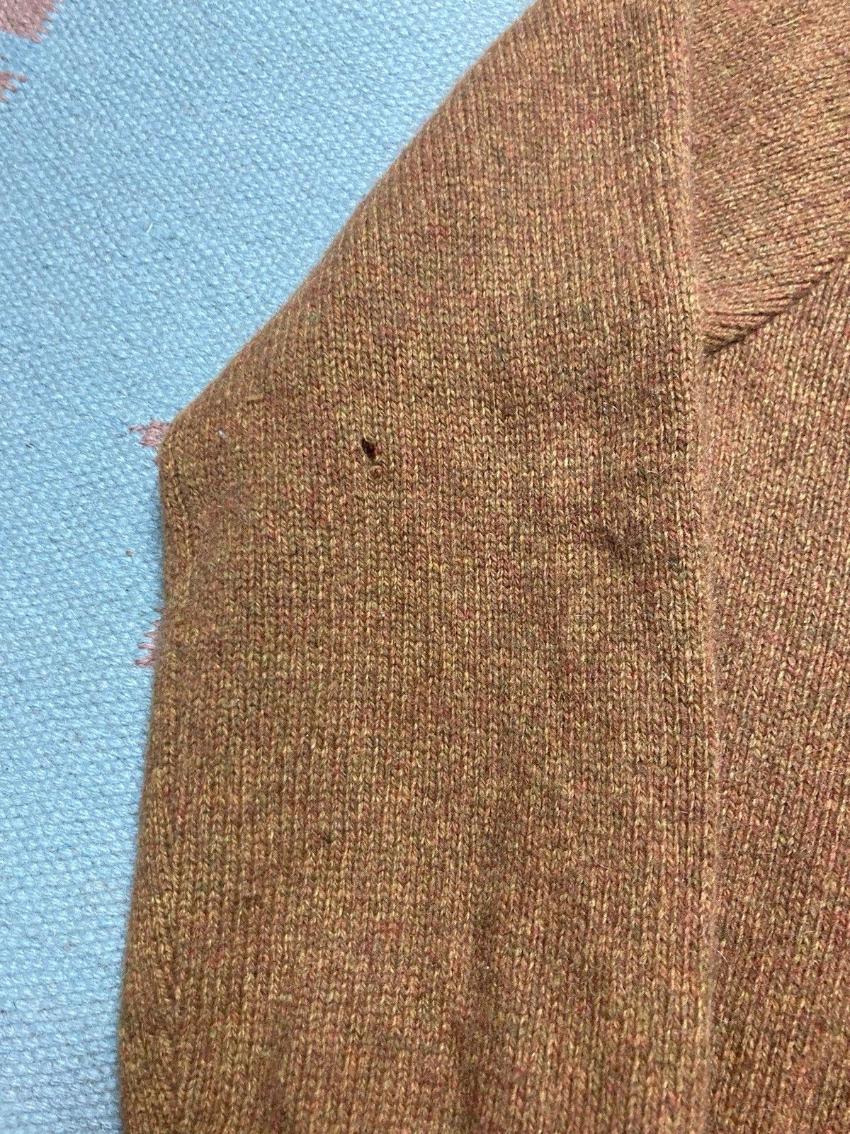Vintage 50s cardigan sweater wool blend distres grunge Kurt Cobain M Size US M / EU 48-50 / 2 - 12 Thumbnail