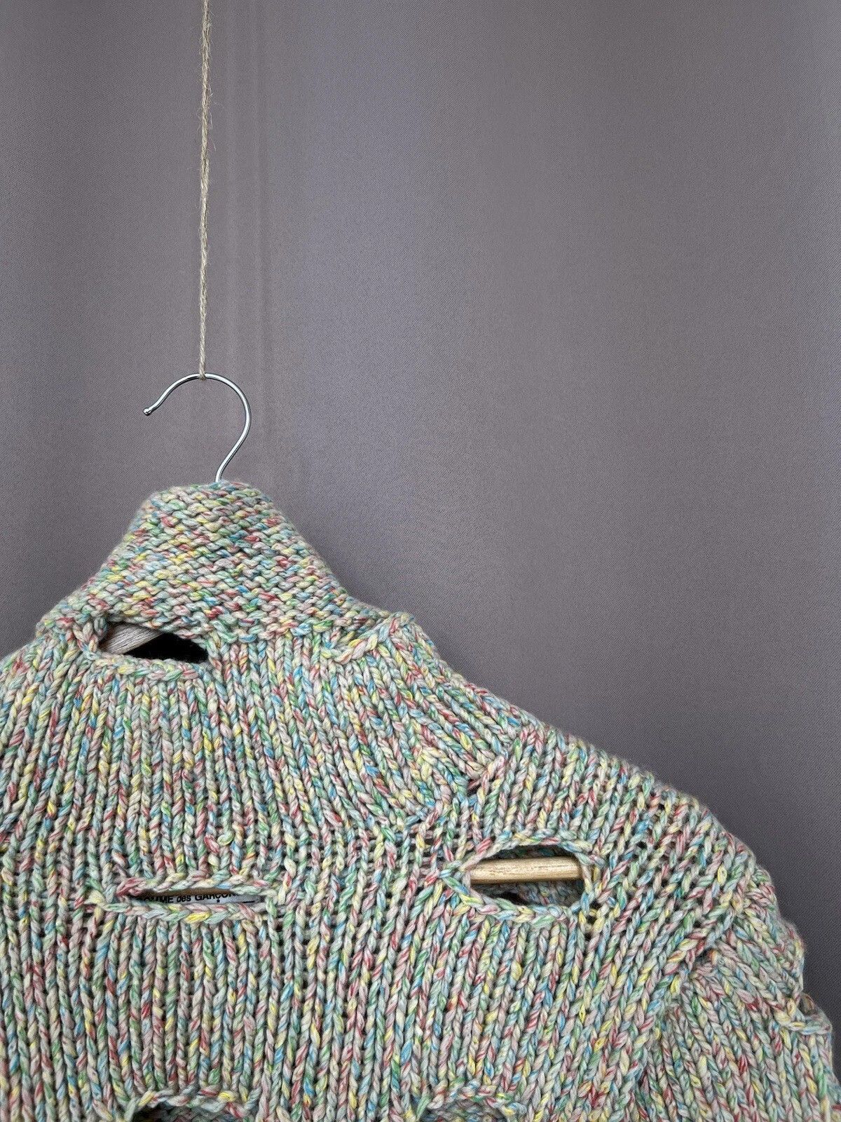 Comme des Garcons Comme Des Garcons Rare Knit Hole Sweater Womens Size S/M Size S / US 4 / IT 40 - 6 Thumbnail