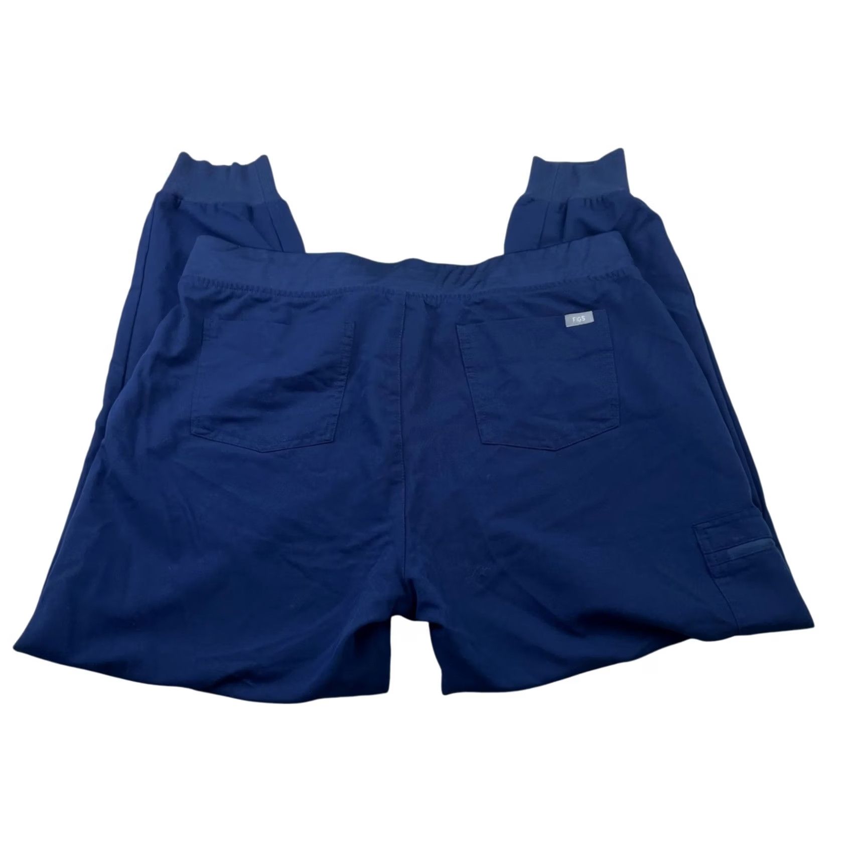 Vintage FIGS Women's Technical Collection Scrubs Joggers XL Blue Drawstring Cargo Pockets Professional Medical Pants Size 40" / US 18 - 3 Thumbnail