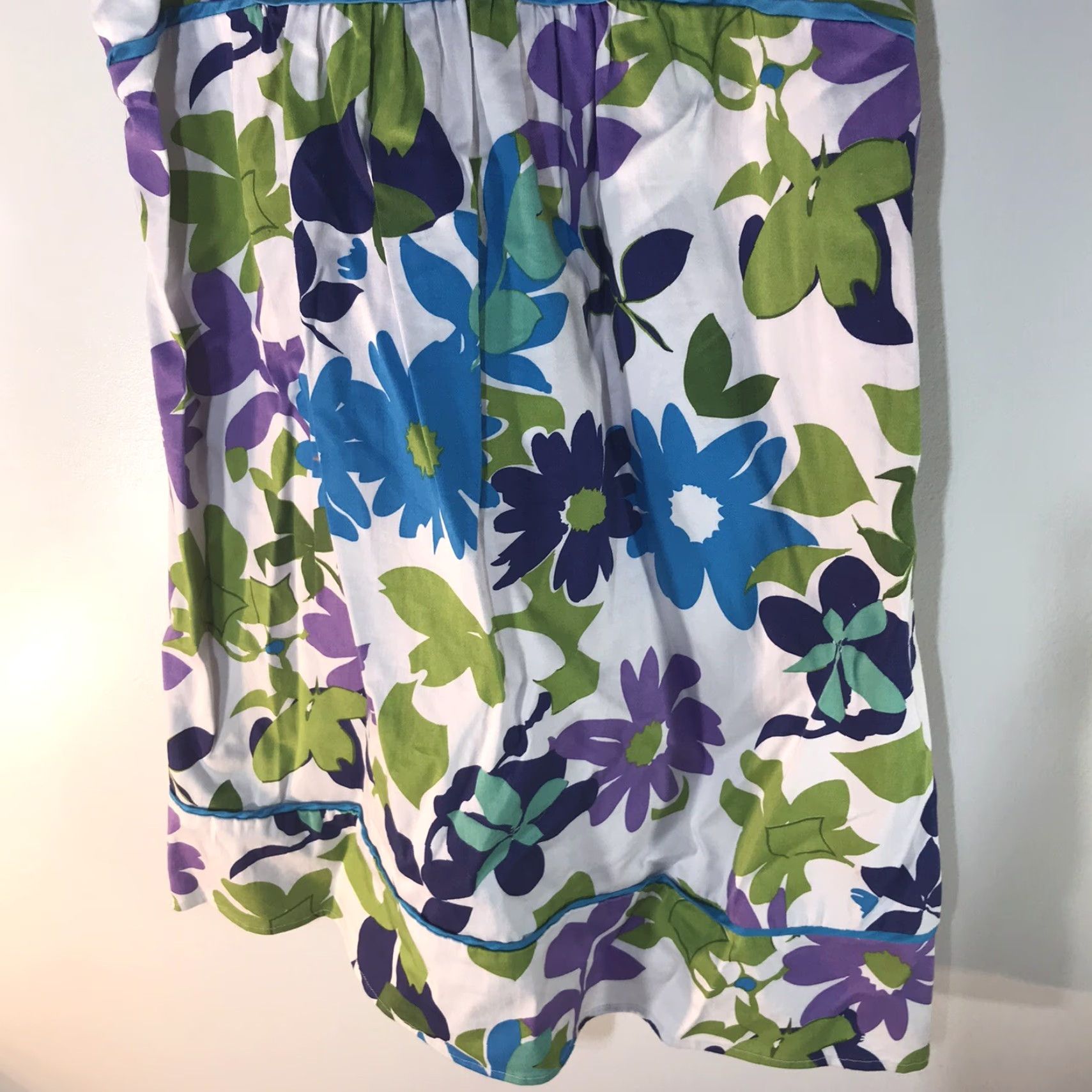 Paige Alyn Paige Floral Fit & Flare Dress Womens Size 11/12 Multicolor Short Strappy Sweetheart Neck Size L / US 10 / IT 46 - 3 Thumbnail