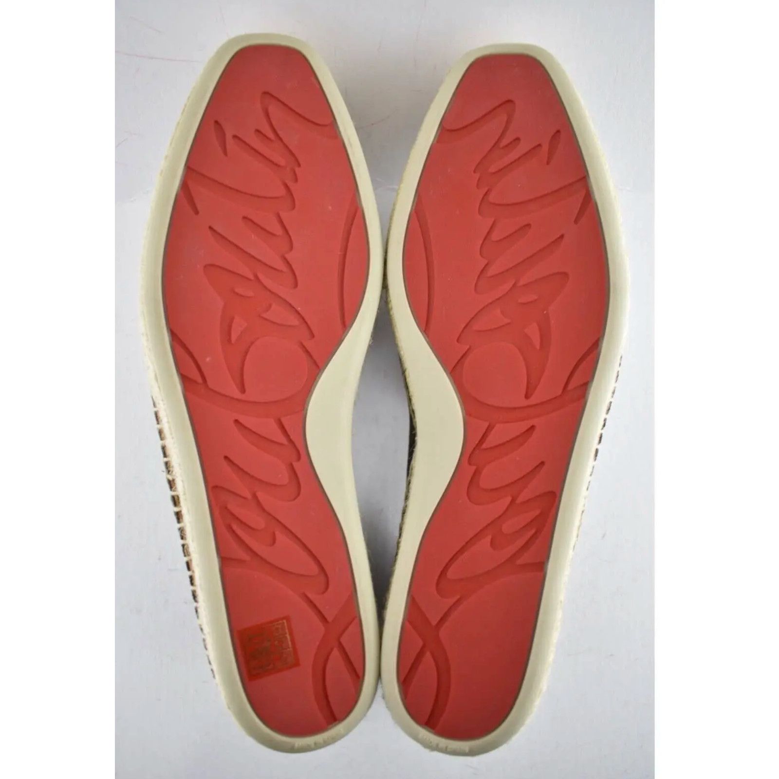 Christian Louboutin Christian Louboutin Mens Top Suede Brown Espadrille 42 9 Size US 9 / EU 42 - 12 Thumbnail