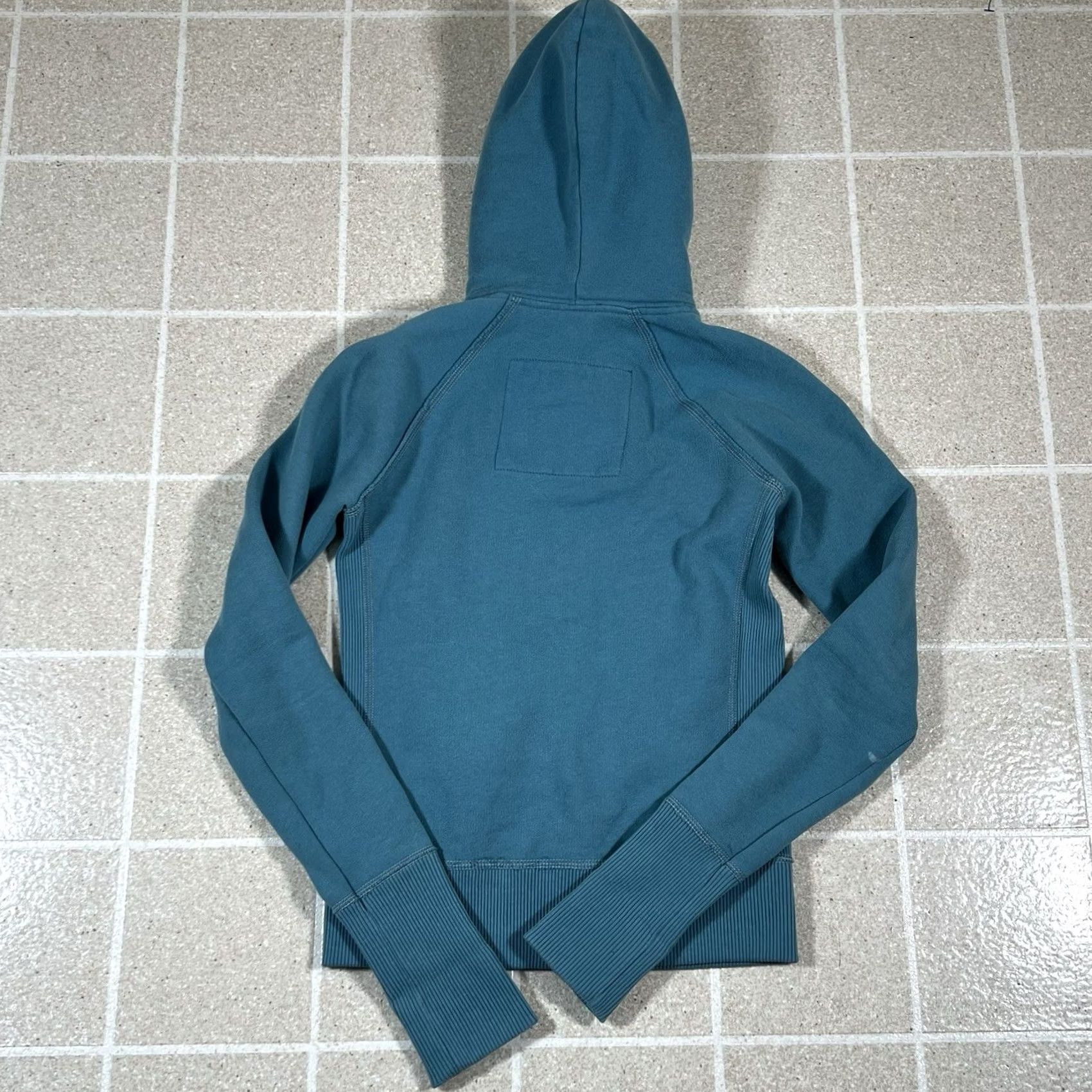 Abercrombie & Fitch VINTAGE Abercrombie & Fitch Hoodie Women XL Aqua Blue Full Zip Logo Y2k Vtg Mens Womens Size XL / US 12-14 / IT 48-50 - 3 Thumbnail