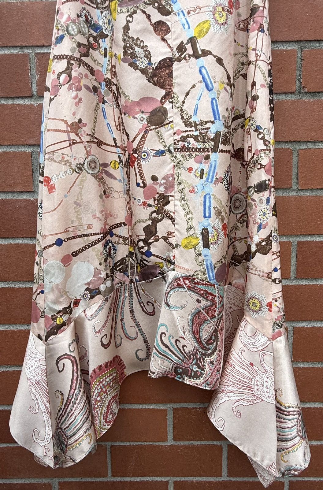 Christian Lacroix Vintage 90's Christian Lacroix Bazar Archival 100% Silk Size S / US 4 / IT 40 - 5 Thumbnail