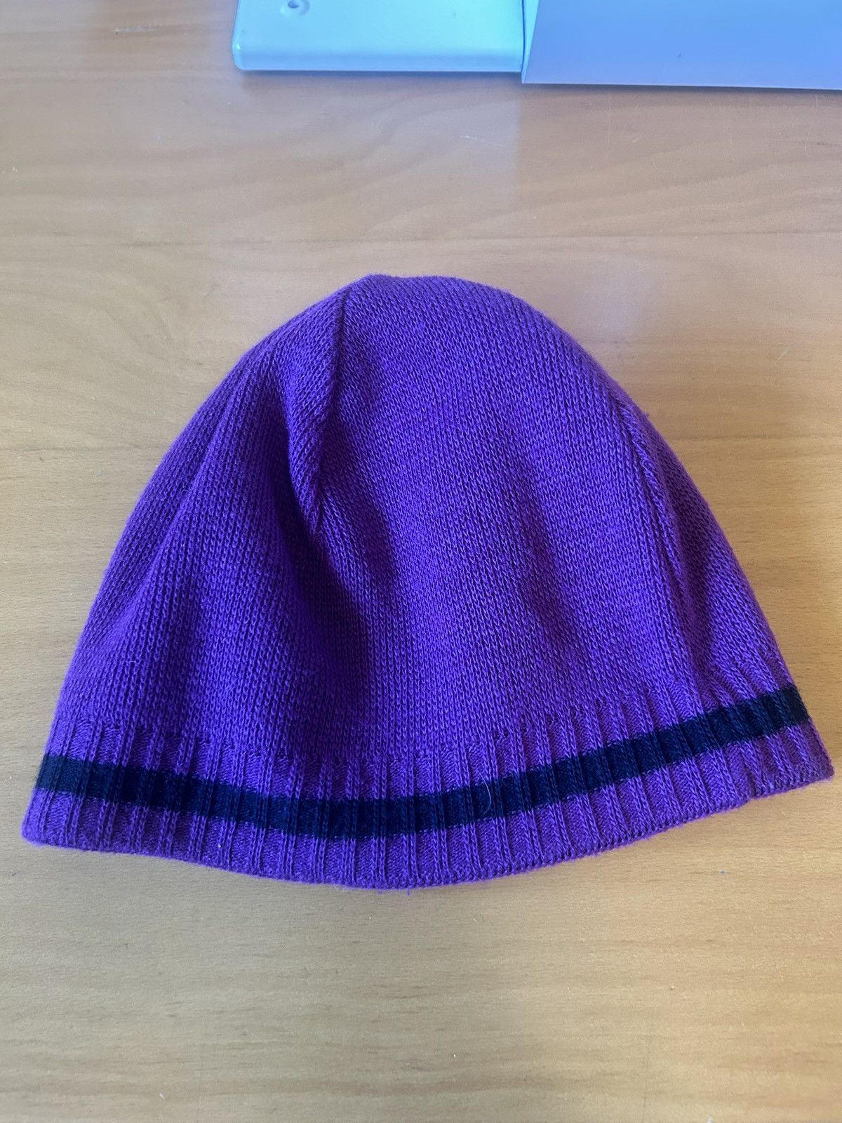 Lacoste Vintage Lacoste wool reversible beanie Size ONE SIZE - 3 Thumbnail