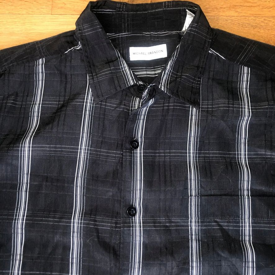Vintage MICHAEL BRANDON MEN'S FASHIONABLE SHIRT LARGE, size XL Size US XL / EU 56 / 4 - 2 Thumbnail