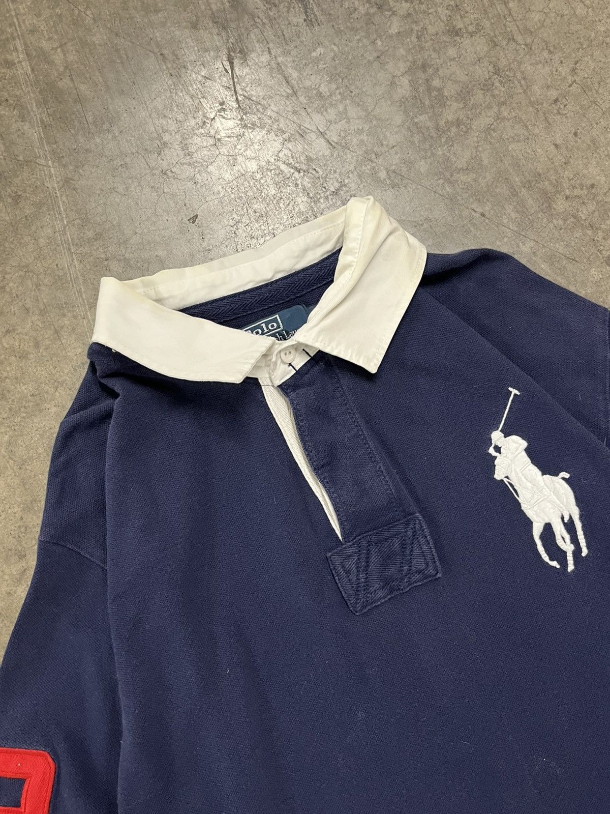 Polo Ralph Lauren × Vintage Polo Ralph Lauren vintage big pony polo numbered streetwear Size US XXL / EU 58 / 5 - 6 Thumbnail