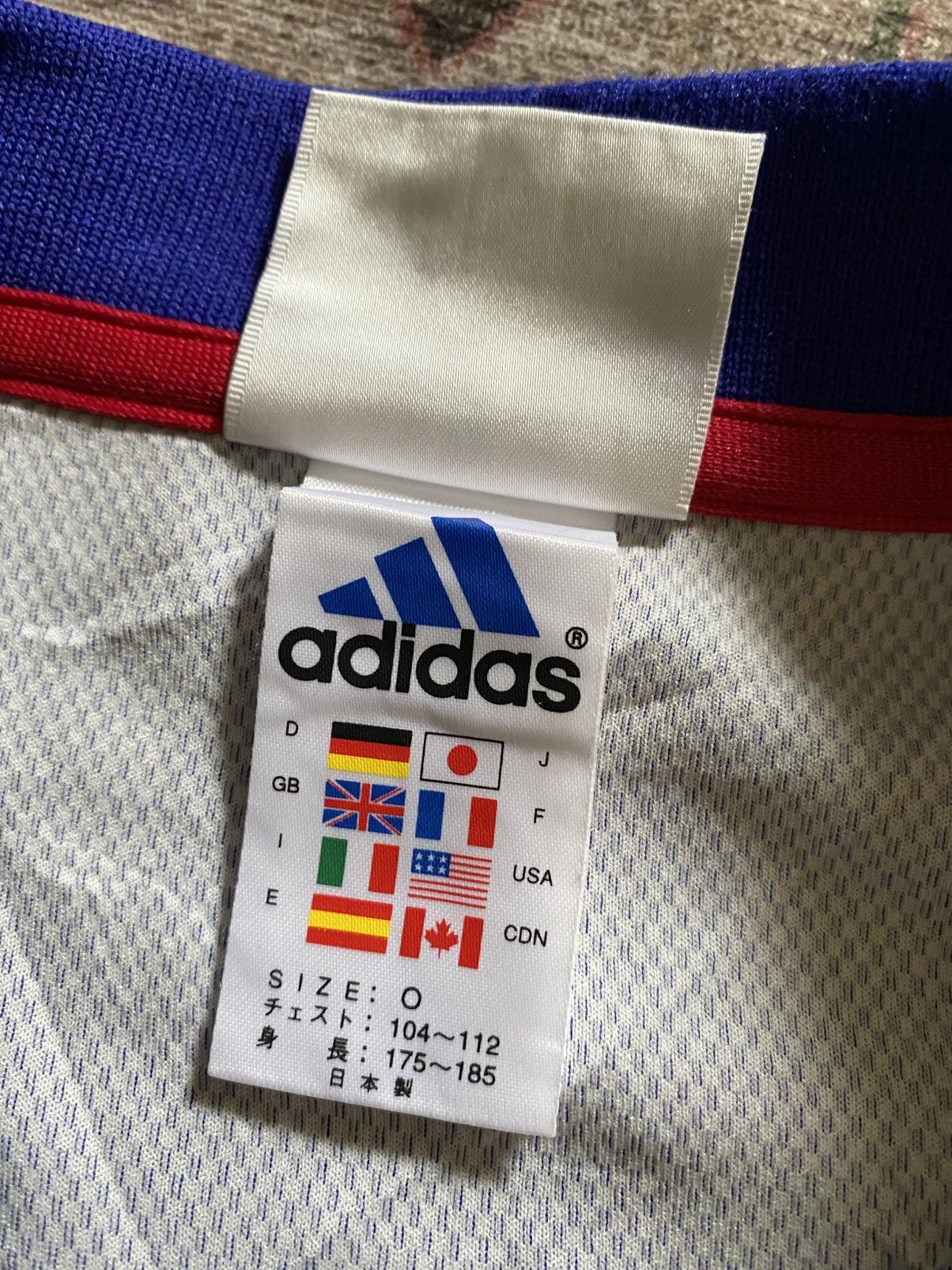 Vintage Adidas Japan home 2002-04 Jersey Size US XL / EU 56 / 4 - 5 Thumbnail