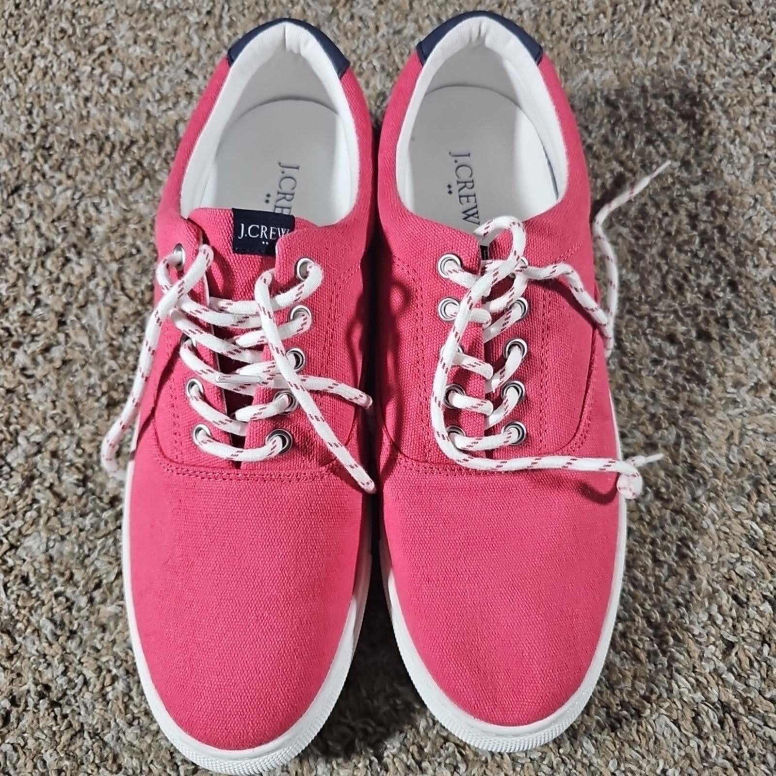 J.Crew J.Crew AL-058 Salmon Canvas Lace-Up Shoes Men’s Size 10 Size US 10 / EU 43 - 3 Thumbnail