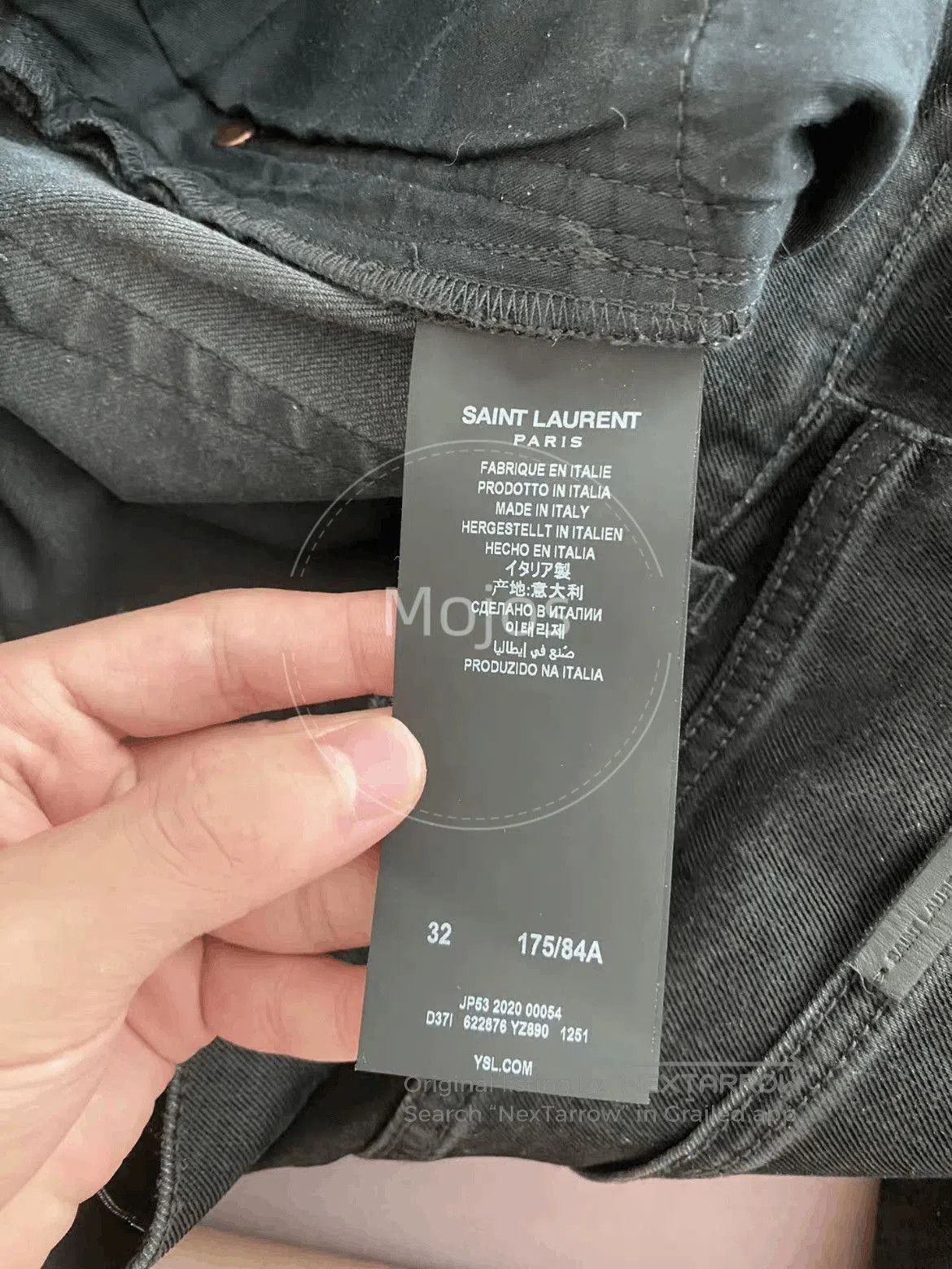 Saint Laurent Paris Saint Laurent Paris 20AW Heavy Washed Denim. Size US 32 / EU 48 - 5 Thumbnail