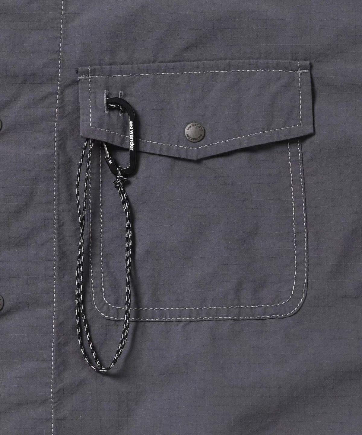 And Wander 2026SS CORDURA Cotton Rip Shirt Jacket Ｑ22 Size US M / EU 48-50 / 2 - 4 Thumbnail