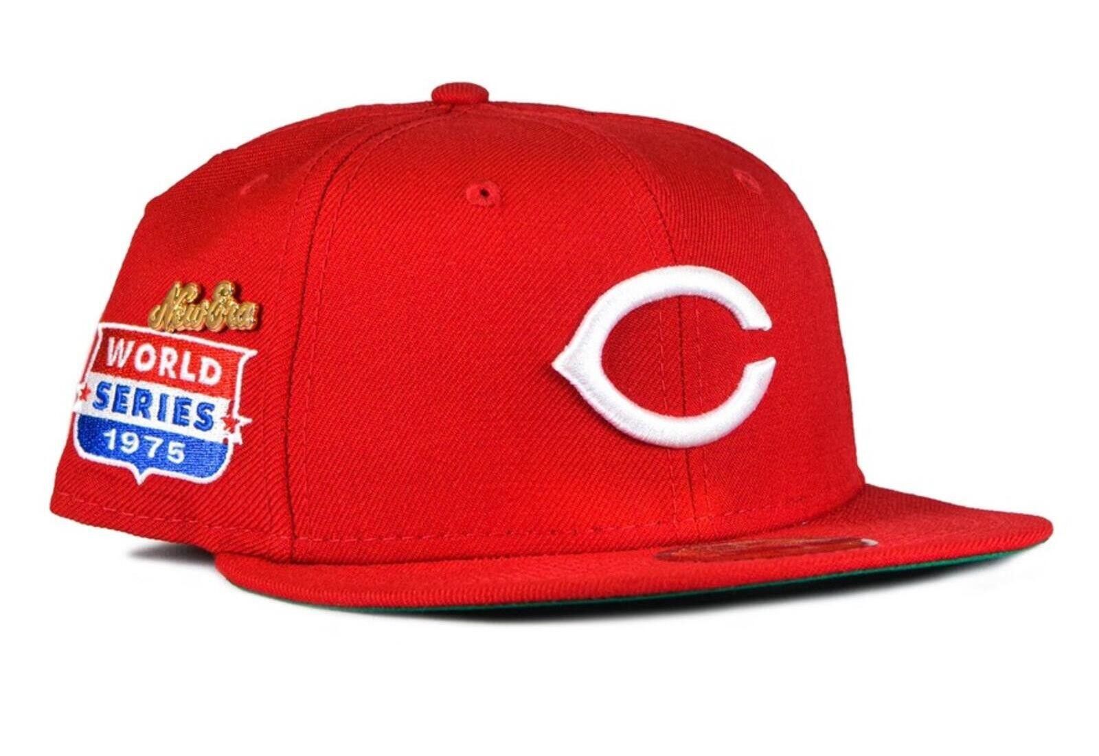 New Era New Era Cincinnati Reds 1975 World Series Pin 59FIFTY 7 3/8 Size ONE SIZE - 3 Thumbnail