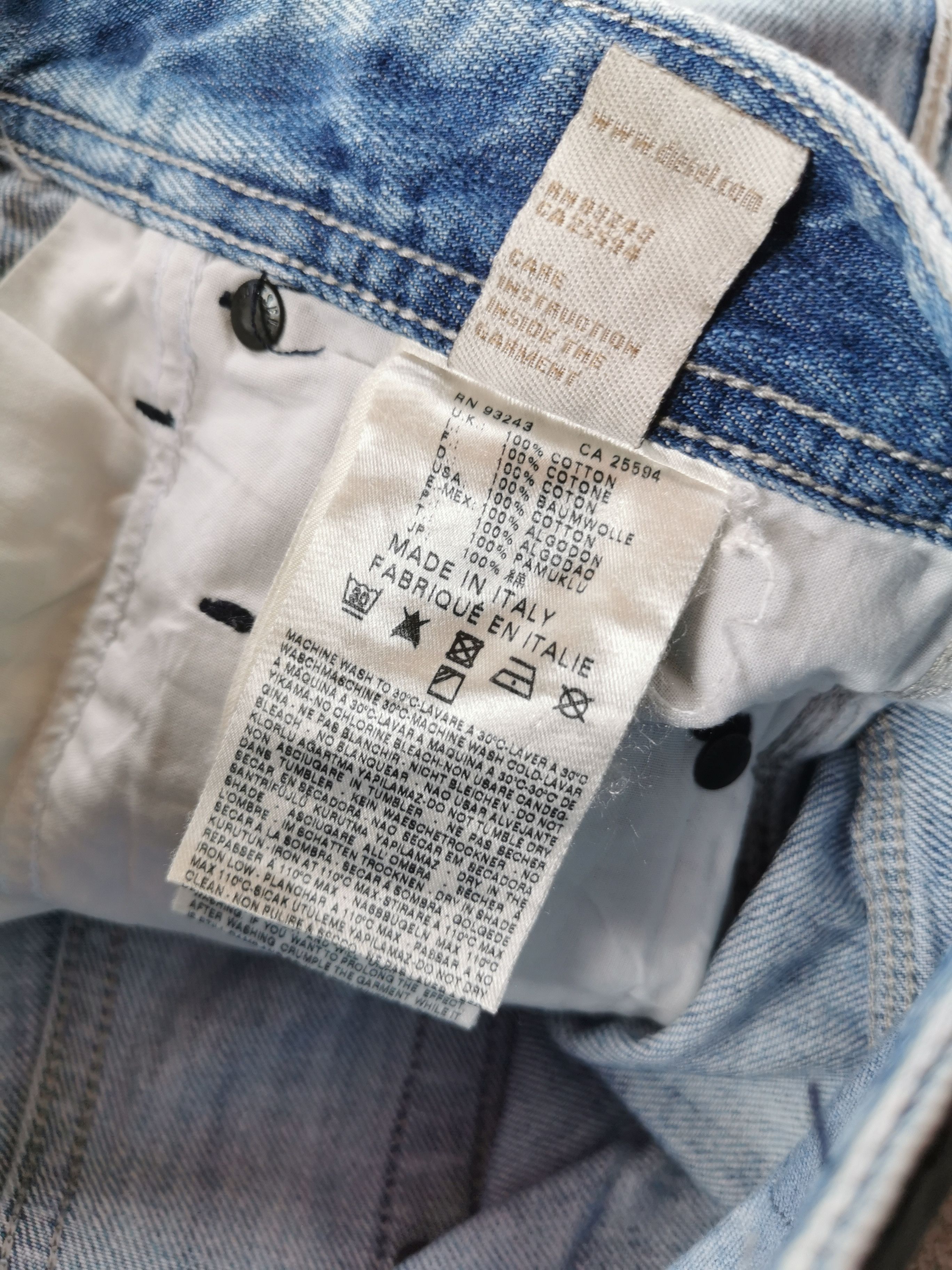 Diesel Diesel Blue Eyecons 2012/2 Edition Slim Straight- Y154 Size US 30 / EU 46 - 5 Thumbnail