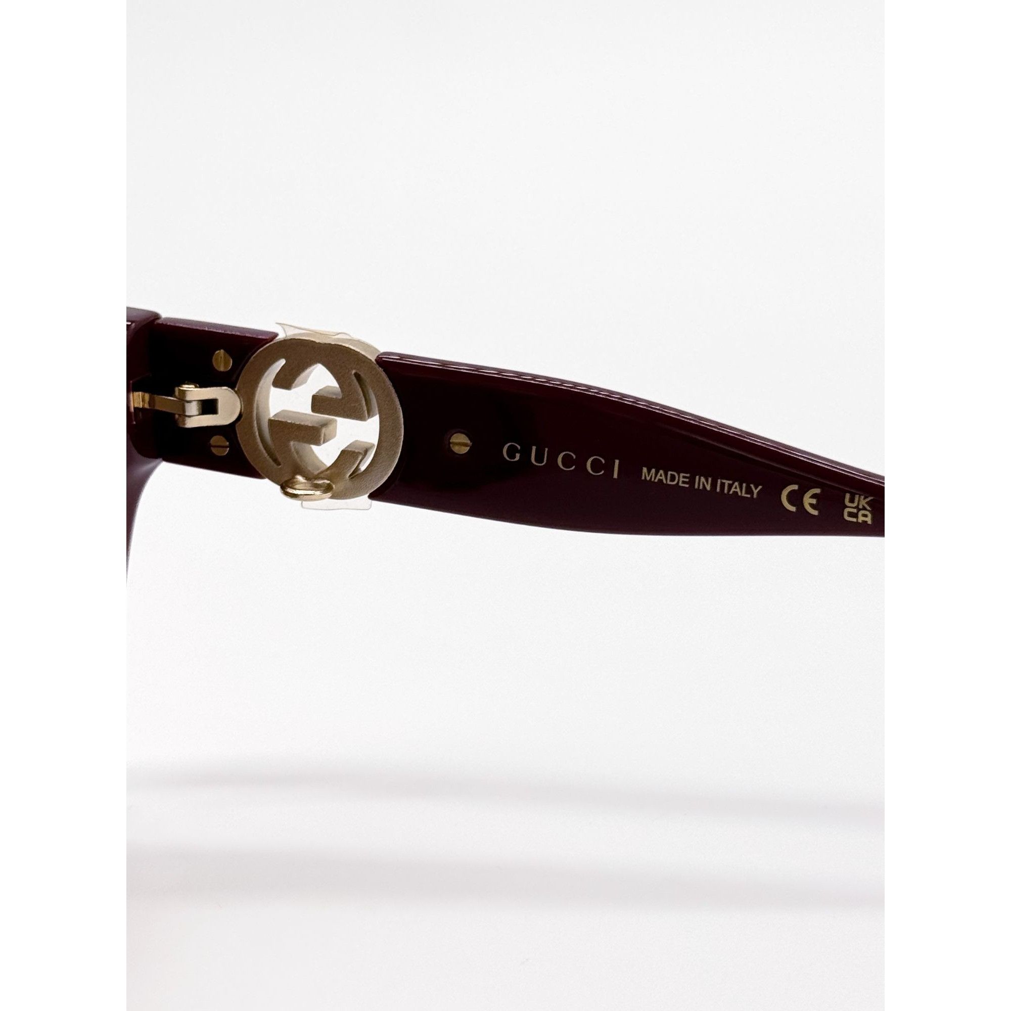 Gucci NEW GUCCI SUNGLASSES GG1023S 003 HAVANA/BURGUNDY WOMEN Size ONE SIZE - 10 Thumbnail