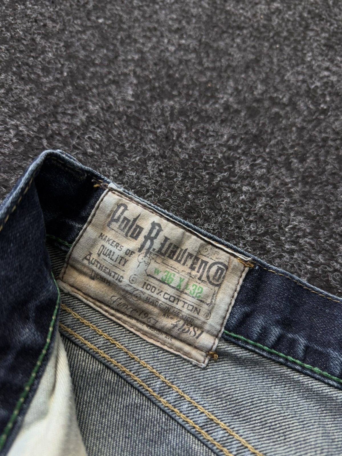 Jean × Polo Ralph Lauren × Vintage Vintage 90s Polo Ralph Lauren Denim Pants Jeans W36 L32 Size US 36 / EU 52 - 7 Thumbnail