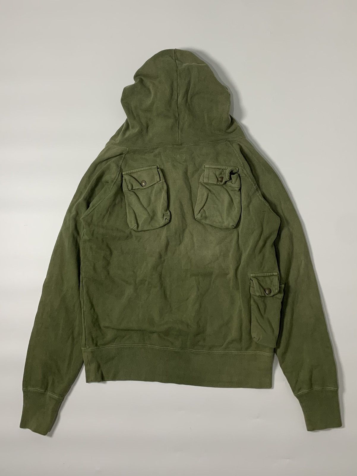 Kapital Kapital Alpine Fleecy Multi Pocket Utility Cargo Hoodie Size US XL / EU 56 / 4 - 2 Thumbnail