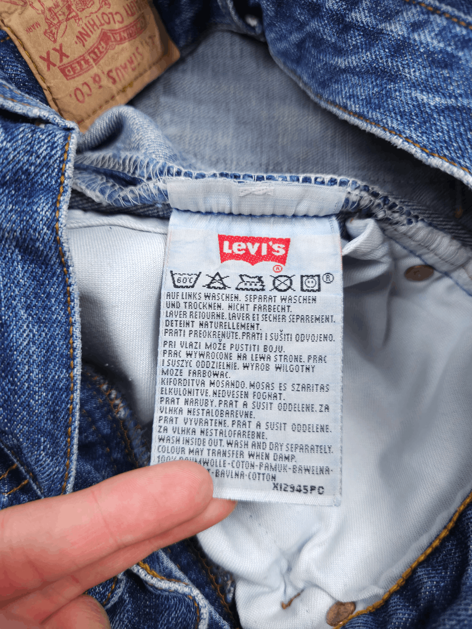 Levi's × Vintage 💎 28/32 Vintage 90's Levi's 501 Straight Regular Jeans Y2K Size US 28 / EU 44 - 7 Thumbnail