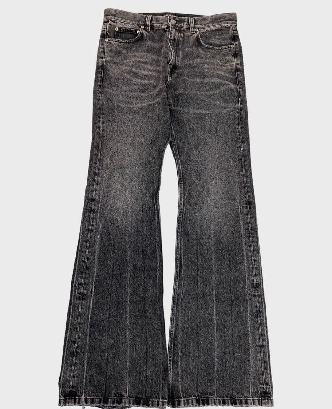 Balenciaga Lost Tape Denim Flared Jeans Size US 28 / EU 44 - 1 Thumbnail