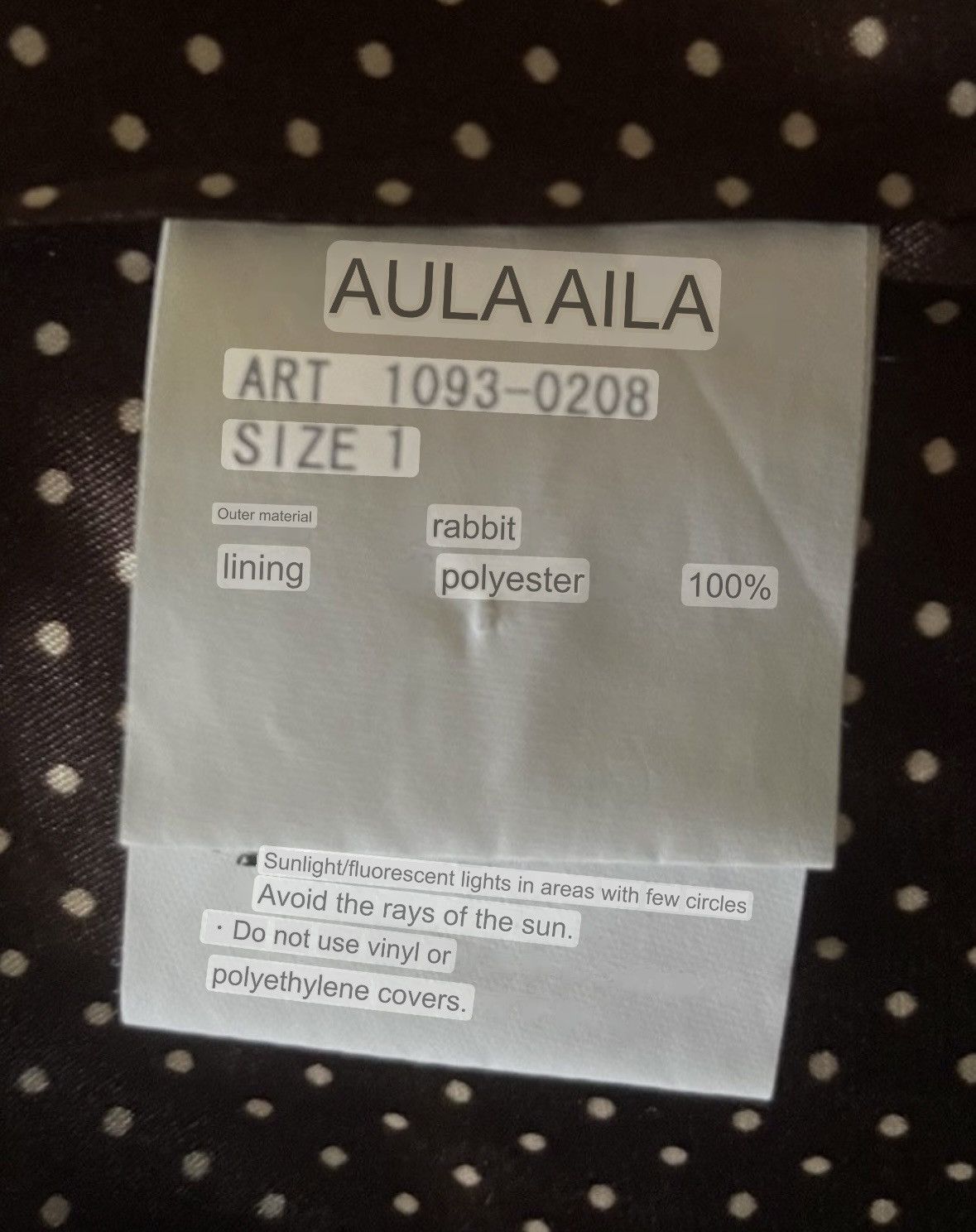 Japanese Brand Aula Aila Rabbit Fur Coat Size S / US 4 / IT 40 - 8 Thumbnail