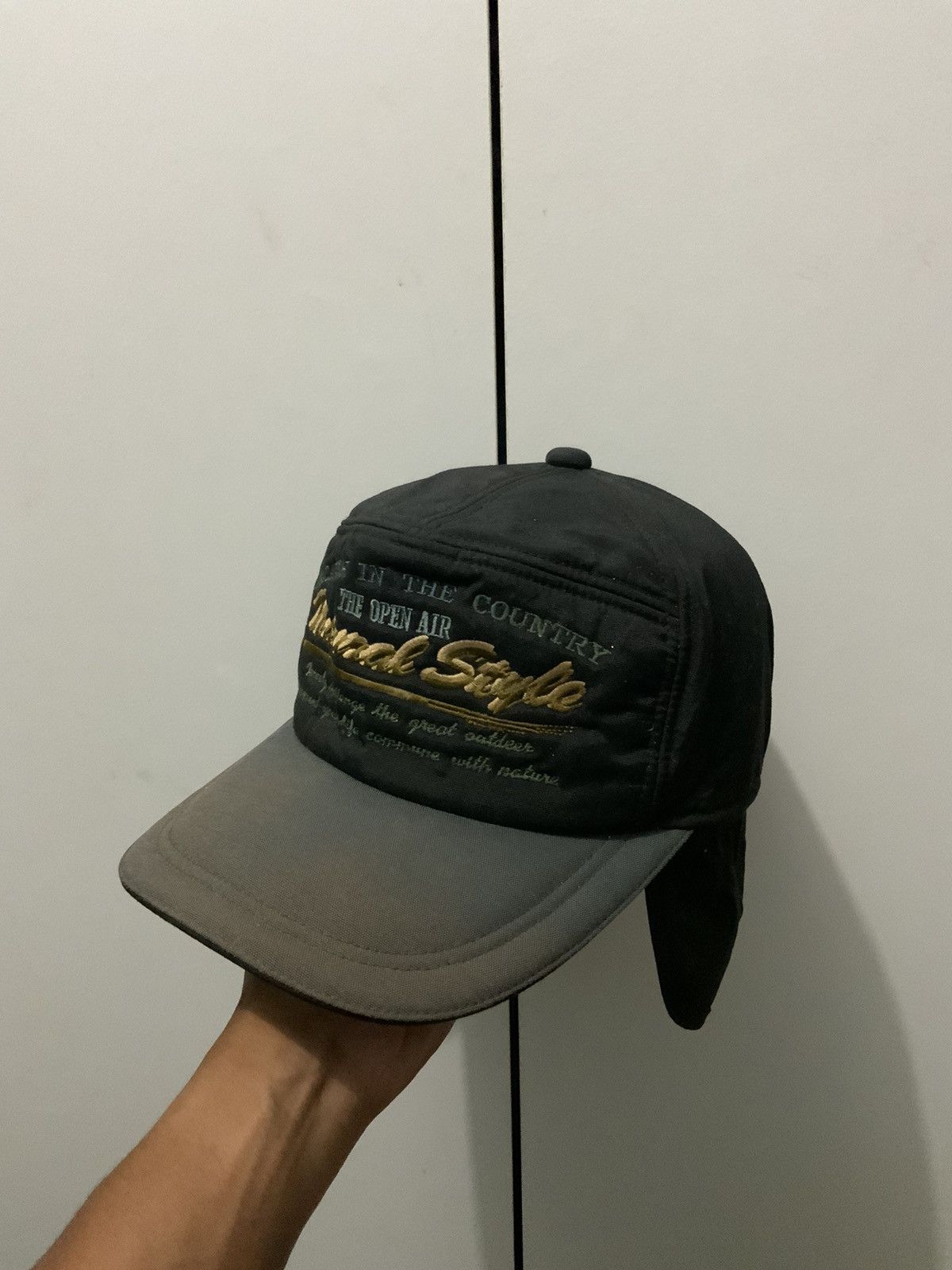If Six Was Nine Vintage The Open Air Black Ski Hat Size ONE SIZE - 2 Thumbnail