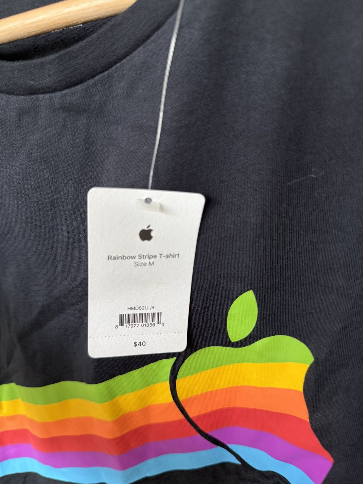Apple Rainbow Stripe T-shirt Size US M / EU 48-50 / 2 - 6 Thumbnail