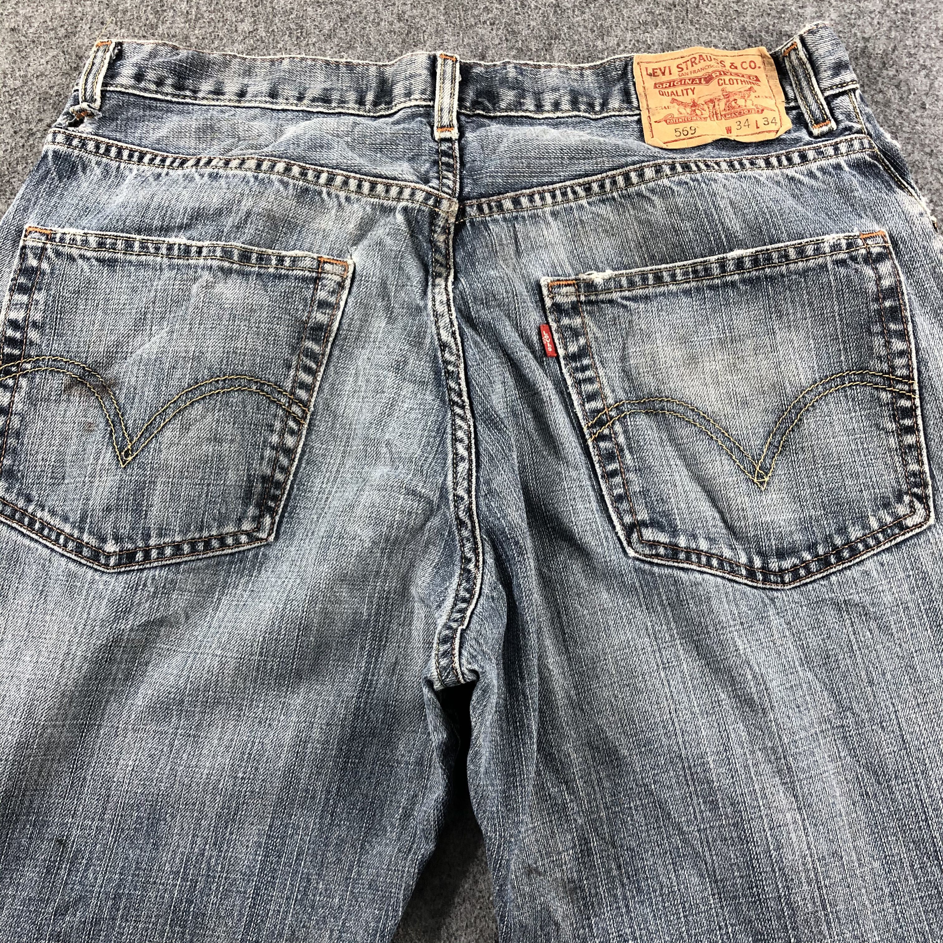 Levi's Vintage Levis 569 Jeans-J2642 Size US 34 / EU 50 - 4 Thumbnail