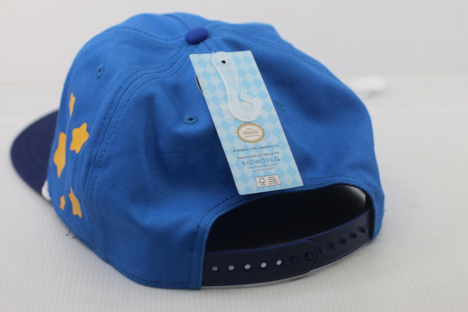 Other Nintendo Kirby 1992 Adjustable Snapback Cap – Bioworld Blue Size ONE SIZE - 5 Thumbnail