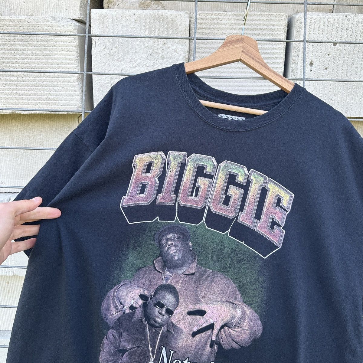 Rap Tees Vintage Biggie Notorious Thugs Rap Star Hype Rare Retro Y2K Size US XL / EU 56 / 4 - 2 Thumbnail