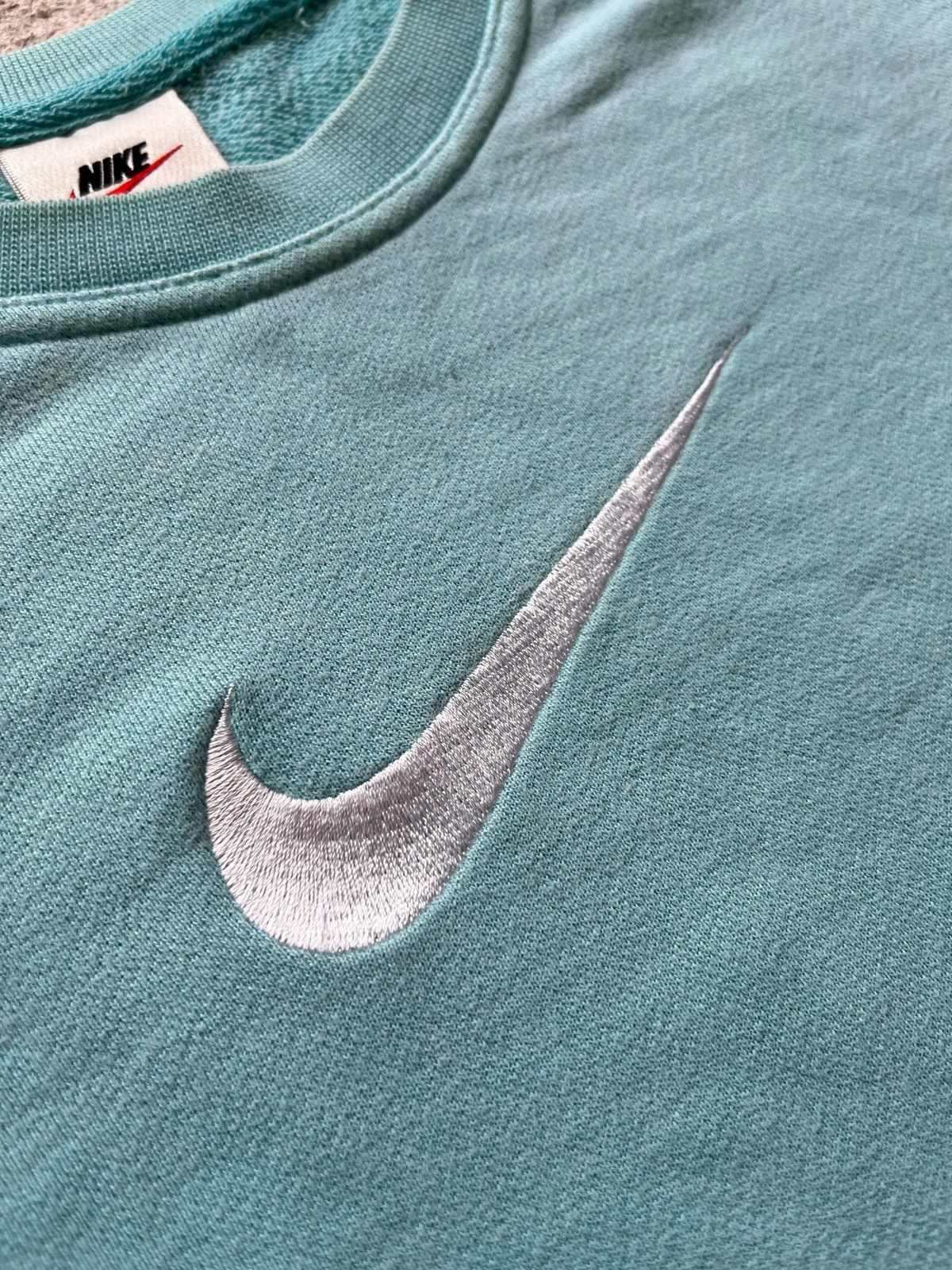 Nike OG Nike Vintage Swoosh Baby Blue Sz S - XS Women’s 1998 Size XS / US 0-2 / IT 36-38 - 8 Thumbnail