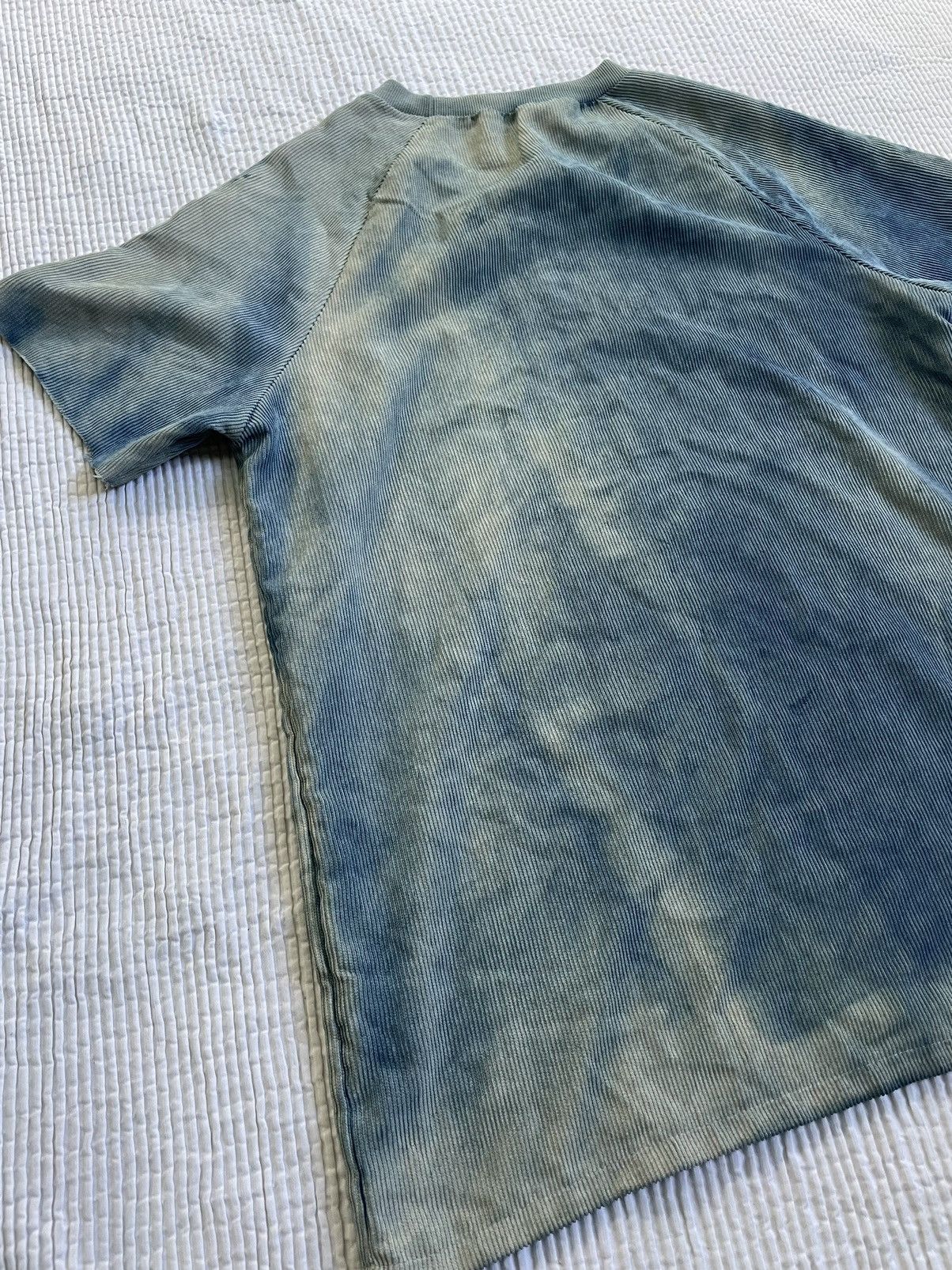 Other Indigo Schloppy Dyed Sun Faded Corduroy Cotton TShirt Size US M / EU 48-50 / 2 - 10 Thumbnail