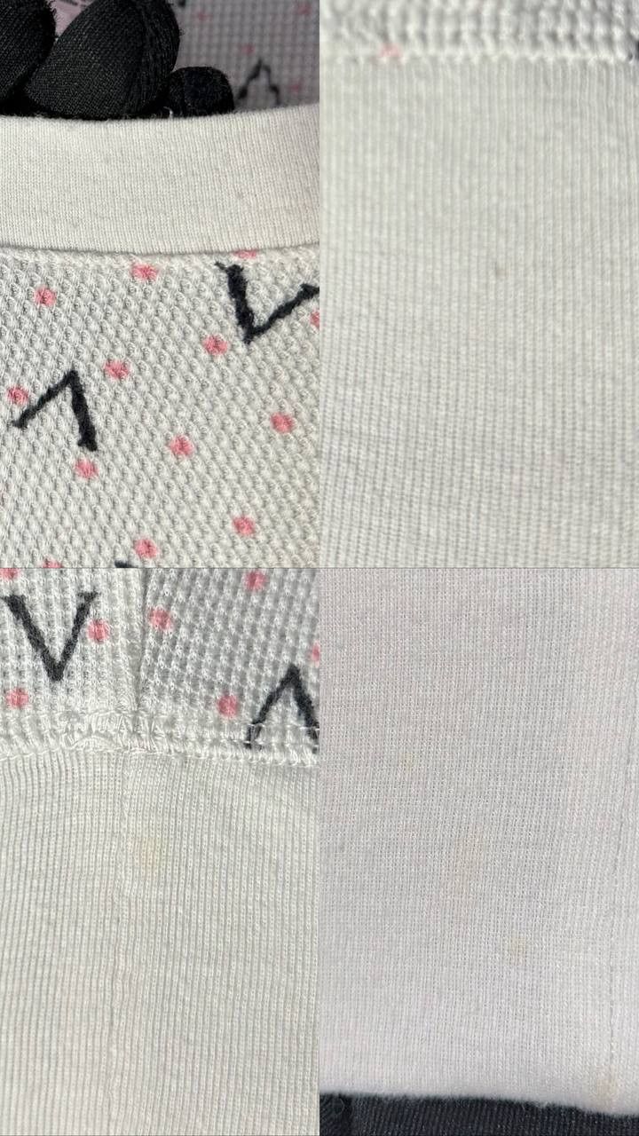 Victoria's Secret Victoria's Secret Pajama Set Cotton Long Sleeve mono logo Size 28" / US 6 / IT 42 - 5 Thumbnail