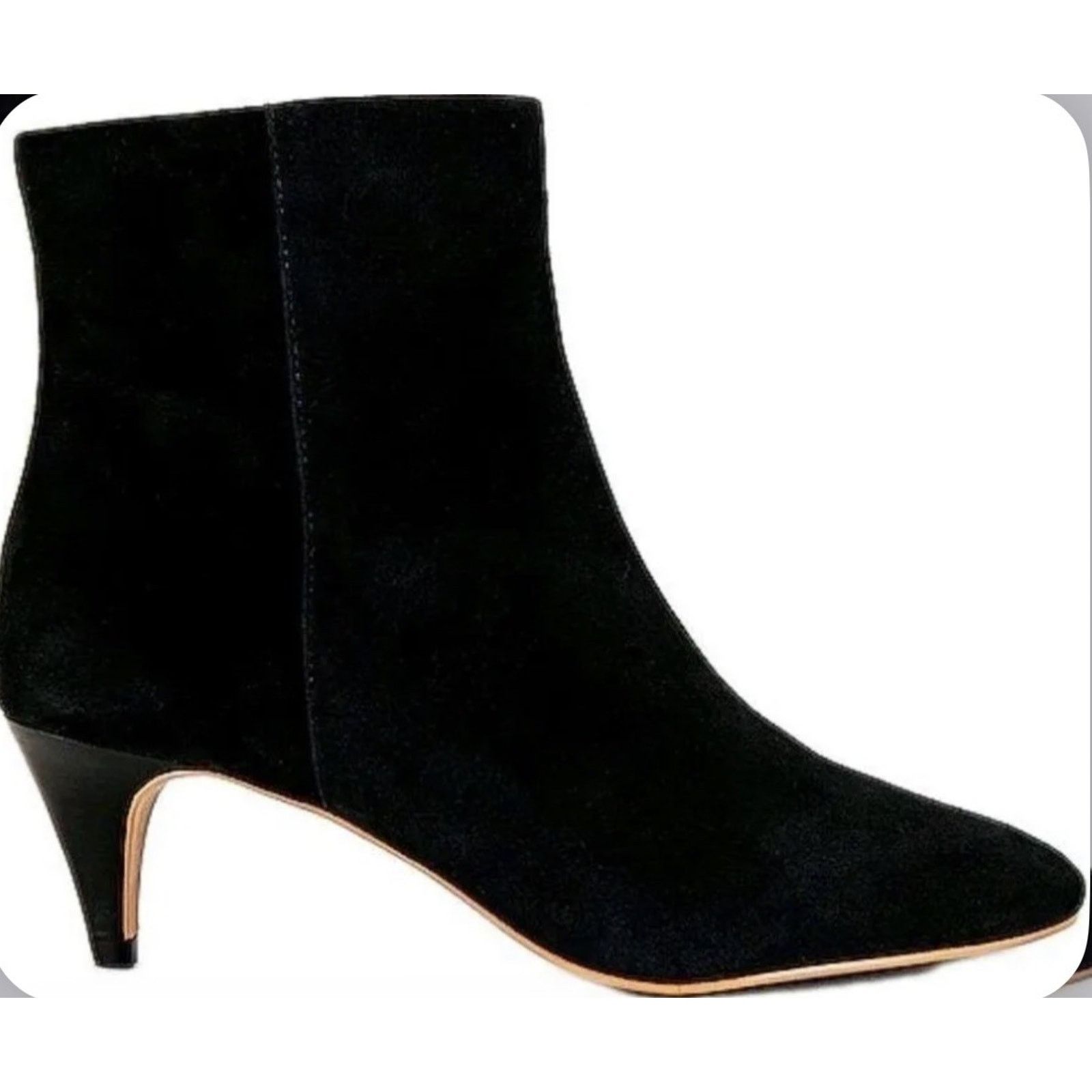 Dolce Vita Dolce Vita Womens Pointed Toe Dee Booties Black Suede Sz 9 Size US 9 / IT 39 - 1 Thumbnail