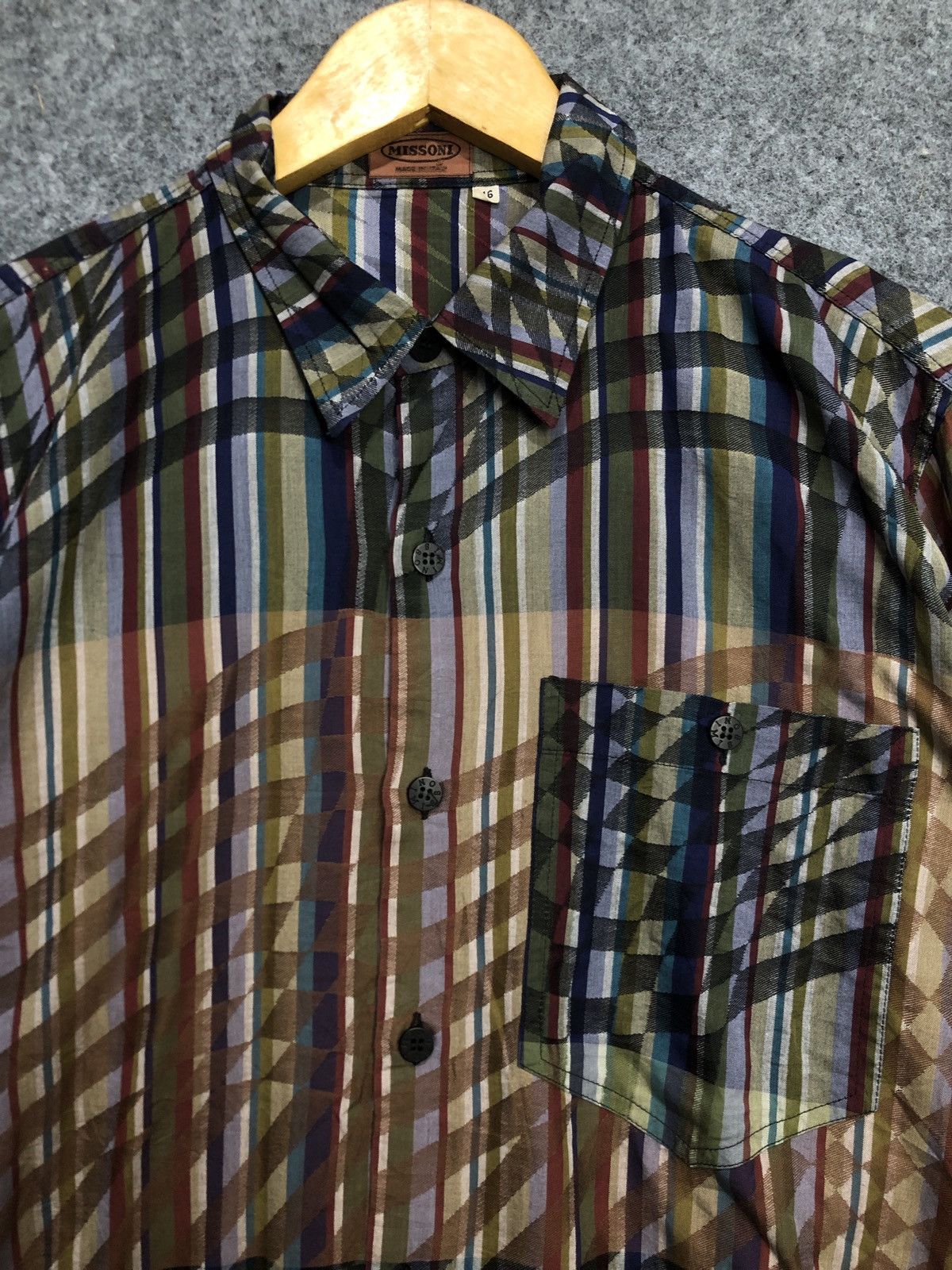 Missoni Missoni Italy Button Down Shirt Size US L / EU 52-54 / 3 - 2 Thumbnail