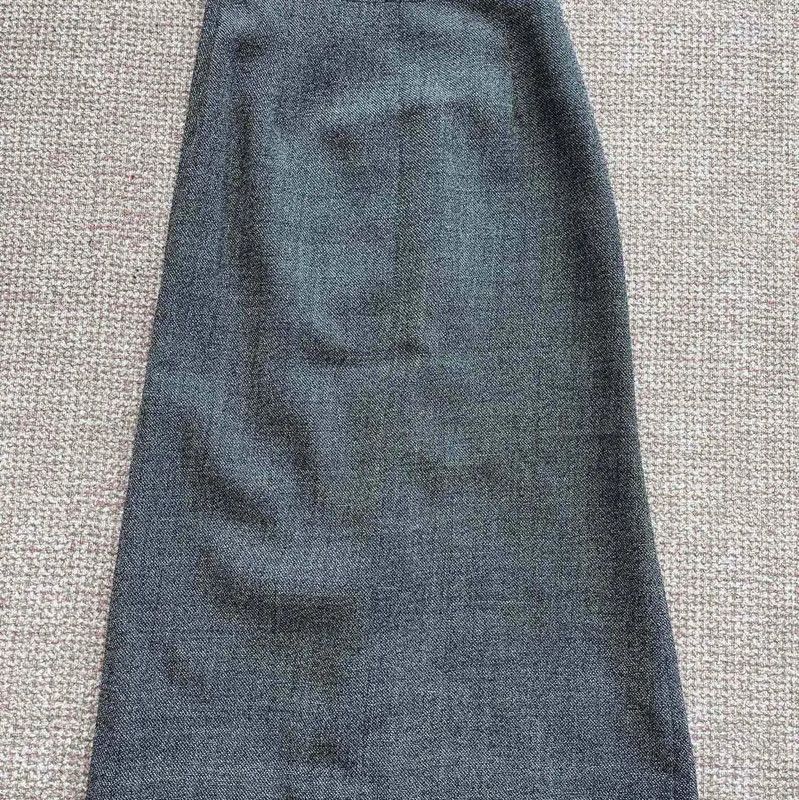 Dior Dior Gray Wool Midi Skirt for Women 0089 Size 23" - 1 Thumbnail