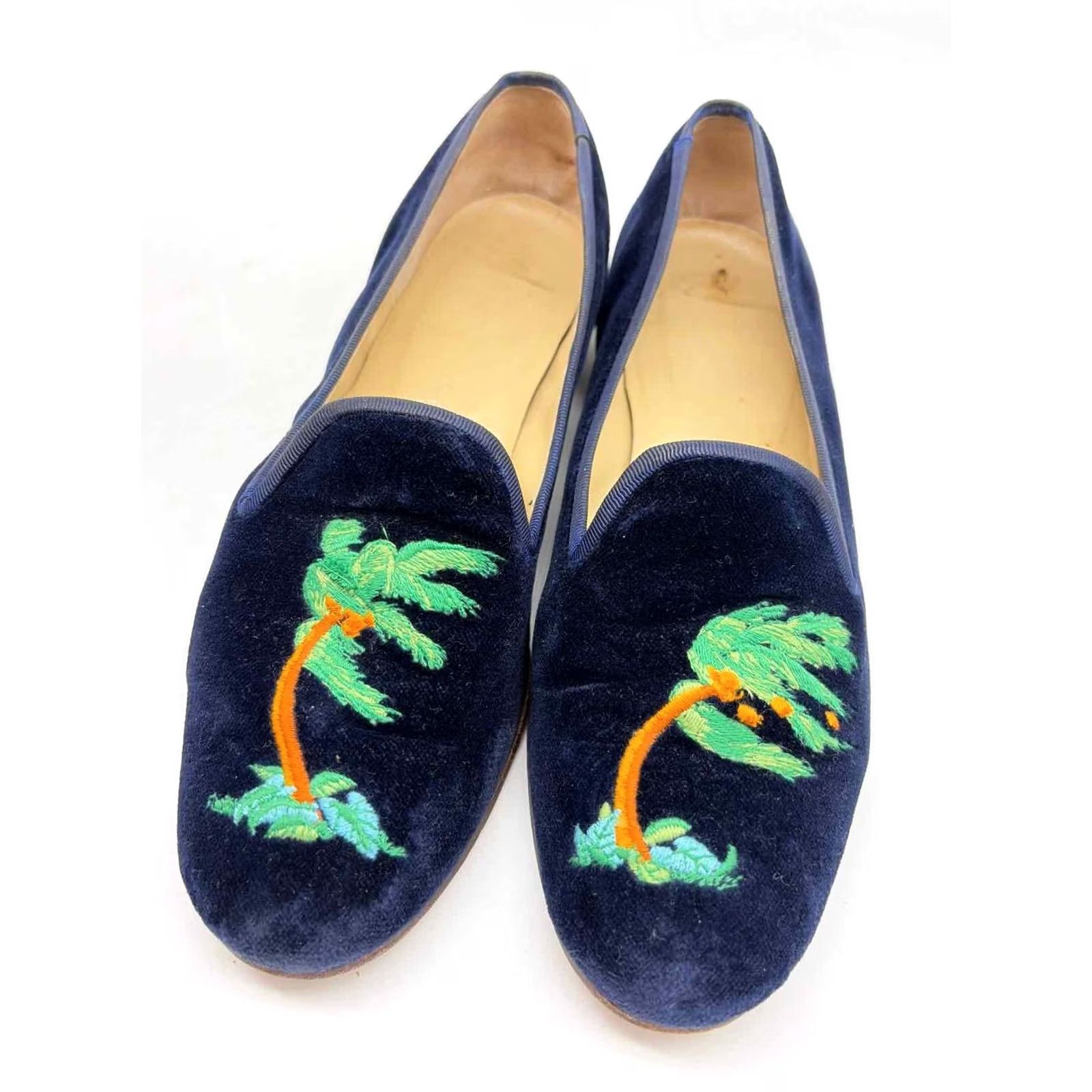Vintage Stubbs and Wooten Slip On Flats Size 6 Navy Size US 6 / IT 36 - 5 Thumbnail