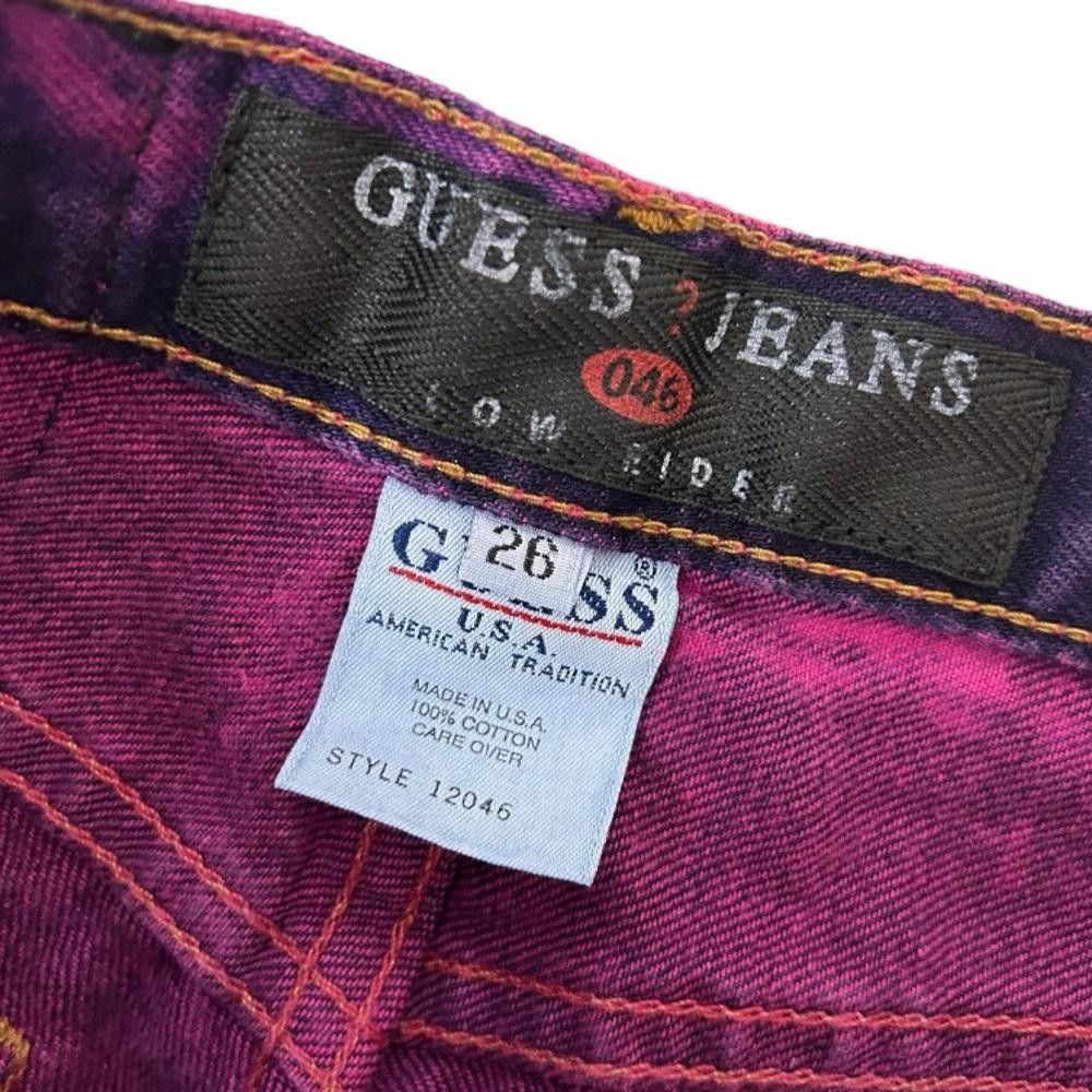 Guess Guess l Vintage Tie Dyed Straight Leg Jeans 26 Size 26" / US 2 / IT 38 - 9 Thumbnail
