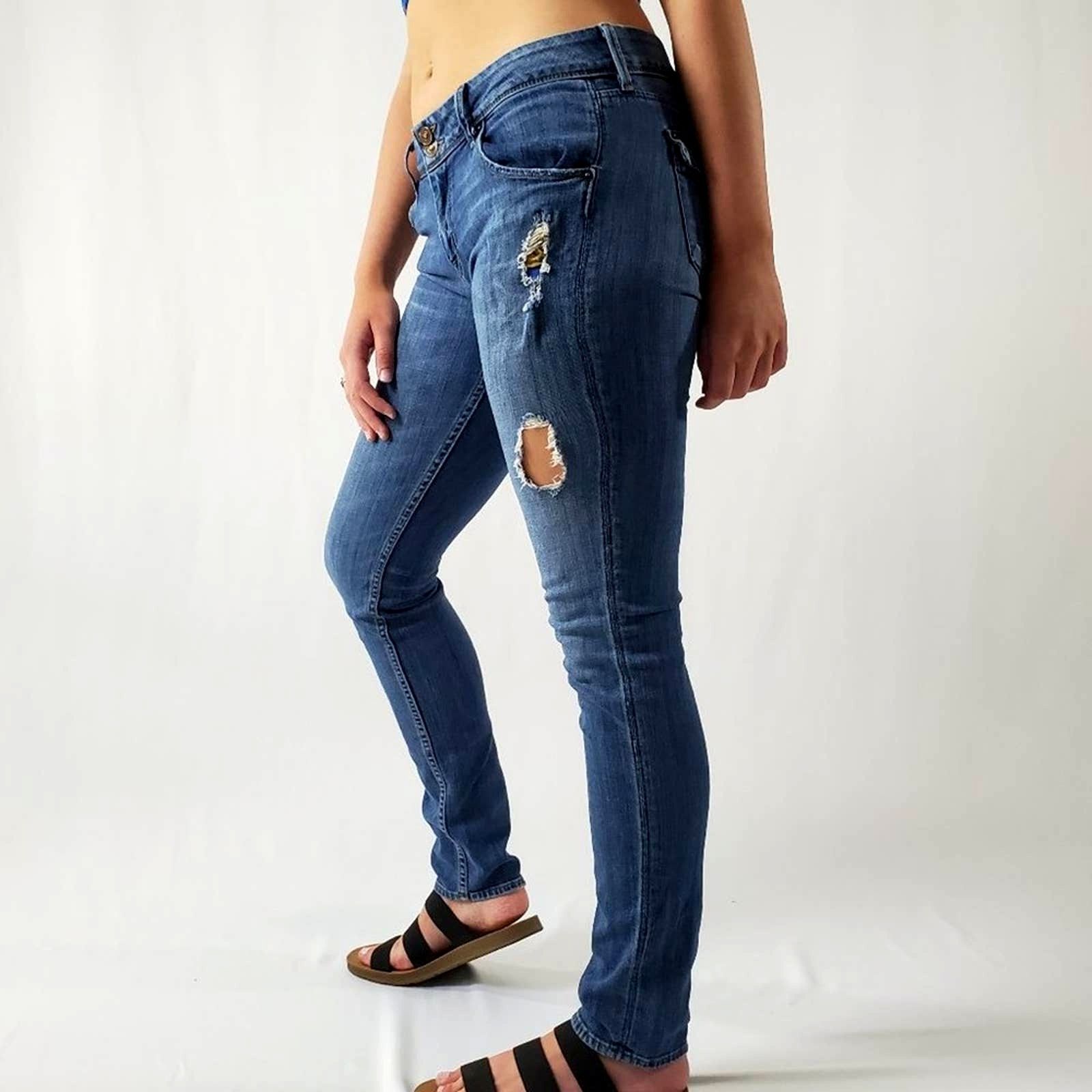Hudson Vintage Y2K Hudson Napo Collin Flap Low Rise Jeans - 29 Size 29" - 6 Thumbnail