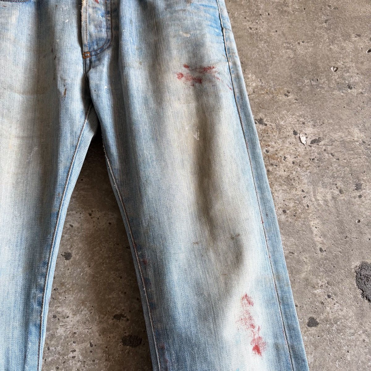 Dior Dior Homme SS10 ‘Wildcat” Blood Splatter Denim By KVA Size US 30 / EU 46 - 4 Thumbnail