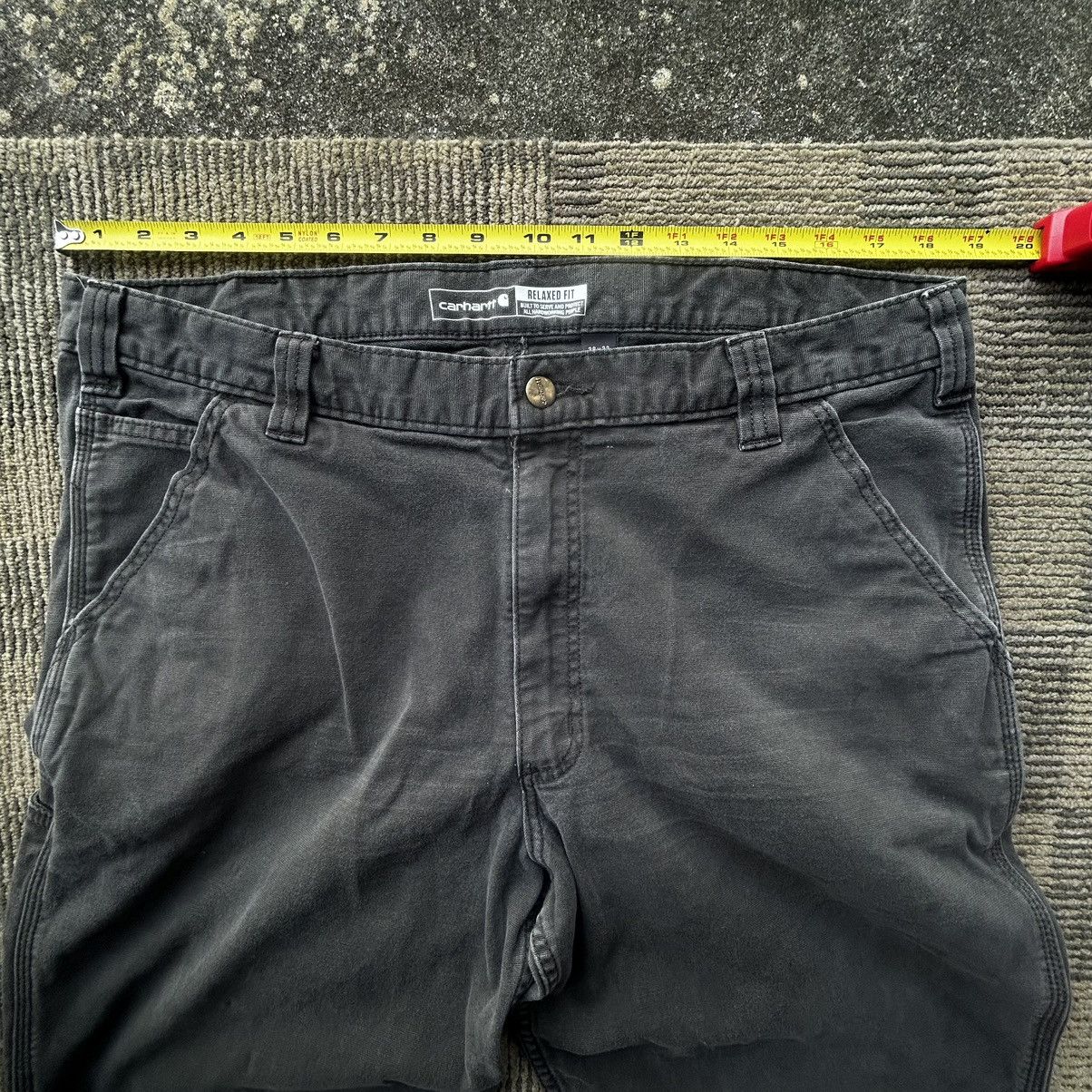 Carhartt Carhartt Grey Workwear Carpenter Canvas Pants Size US 38 / EU 54 - 4 Thumbnail