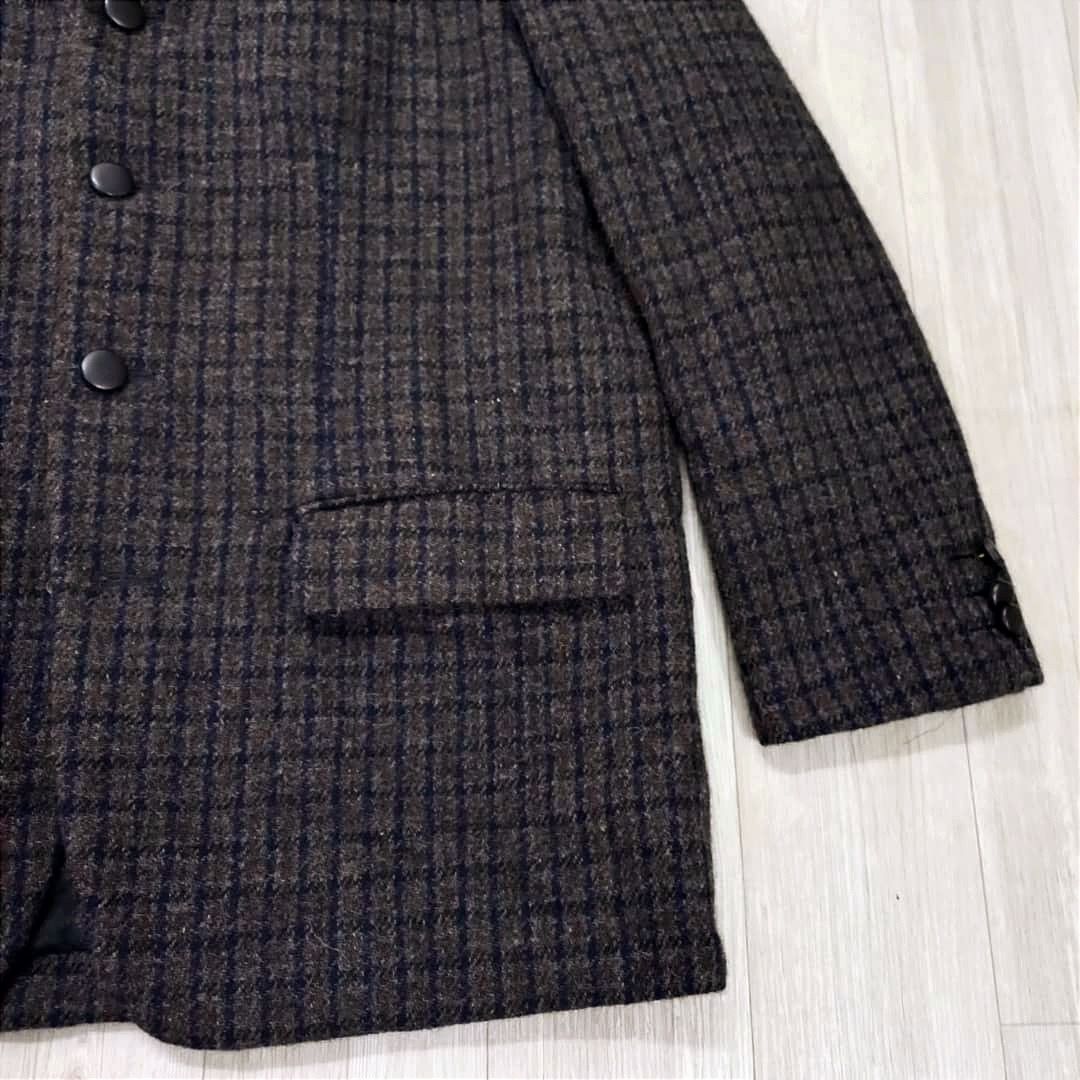 Comme des Garcons 80s COMME DES GARÇONS HOMME Tweed Wool Coat Jacket Size US M / EU 48-50 / 2 - 11 Thumbnail